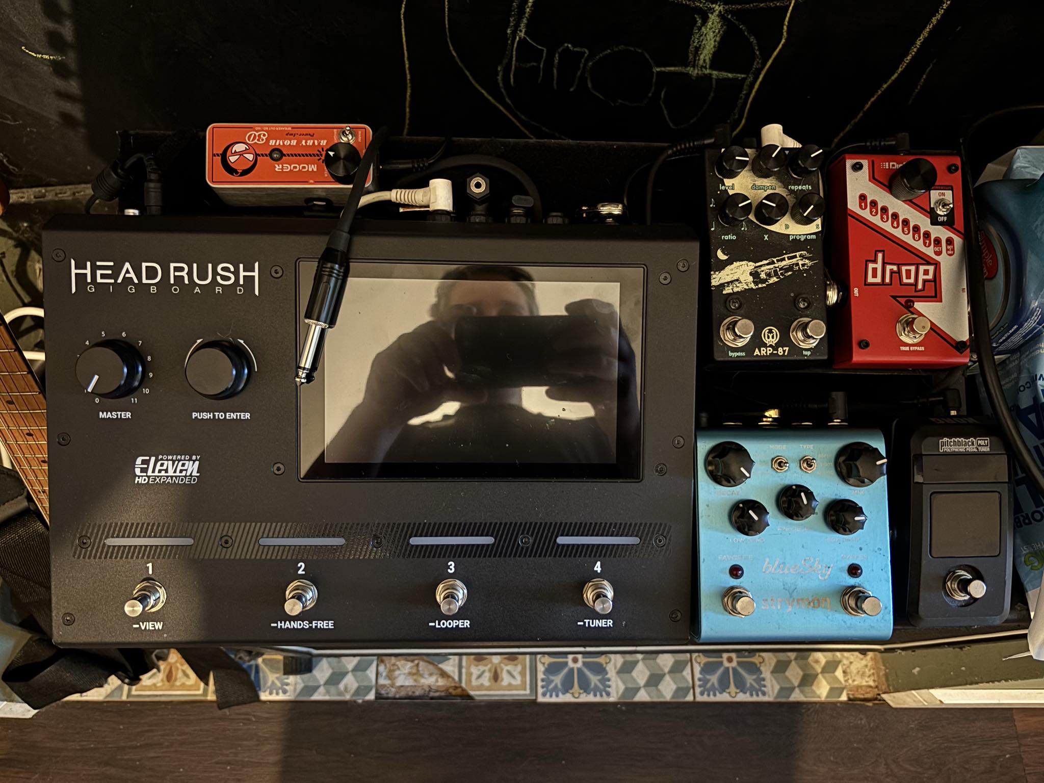 Mooer Baby Bomb and Marshall cab tone