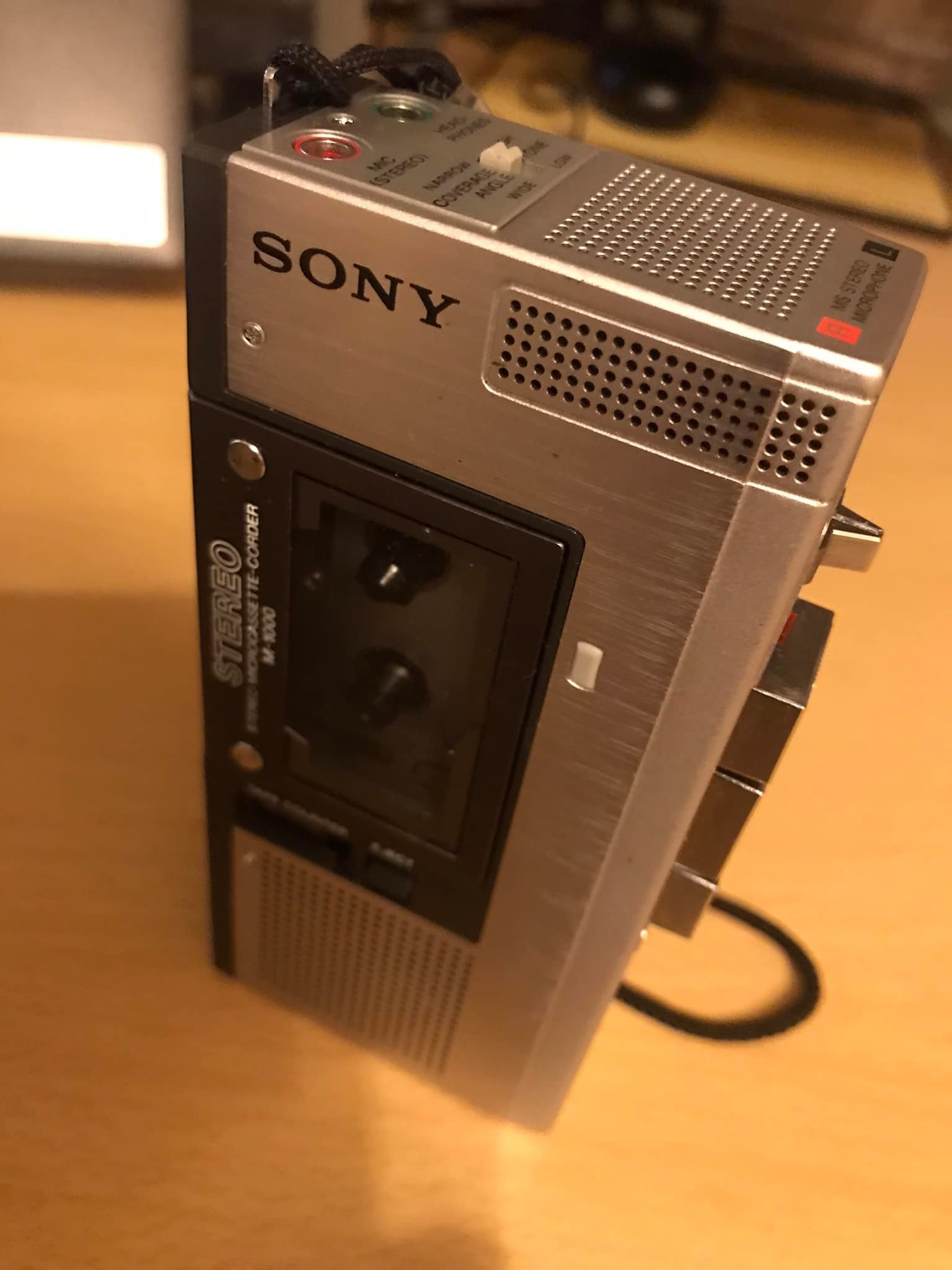 SONY ソニー M-1000B STEREO MICROCASSETTE Sony M-1000 micro cassette stereo player review
