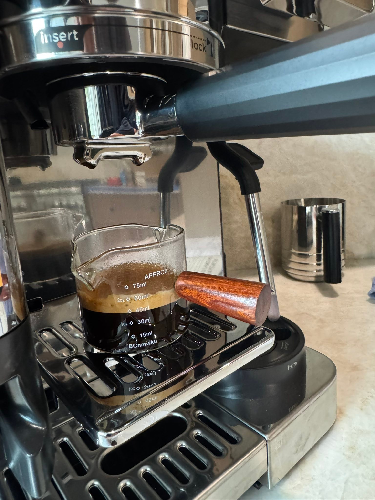 First try with Ninja Luxe Cafe 701 coffee machine