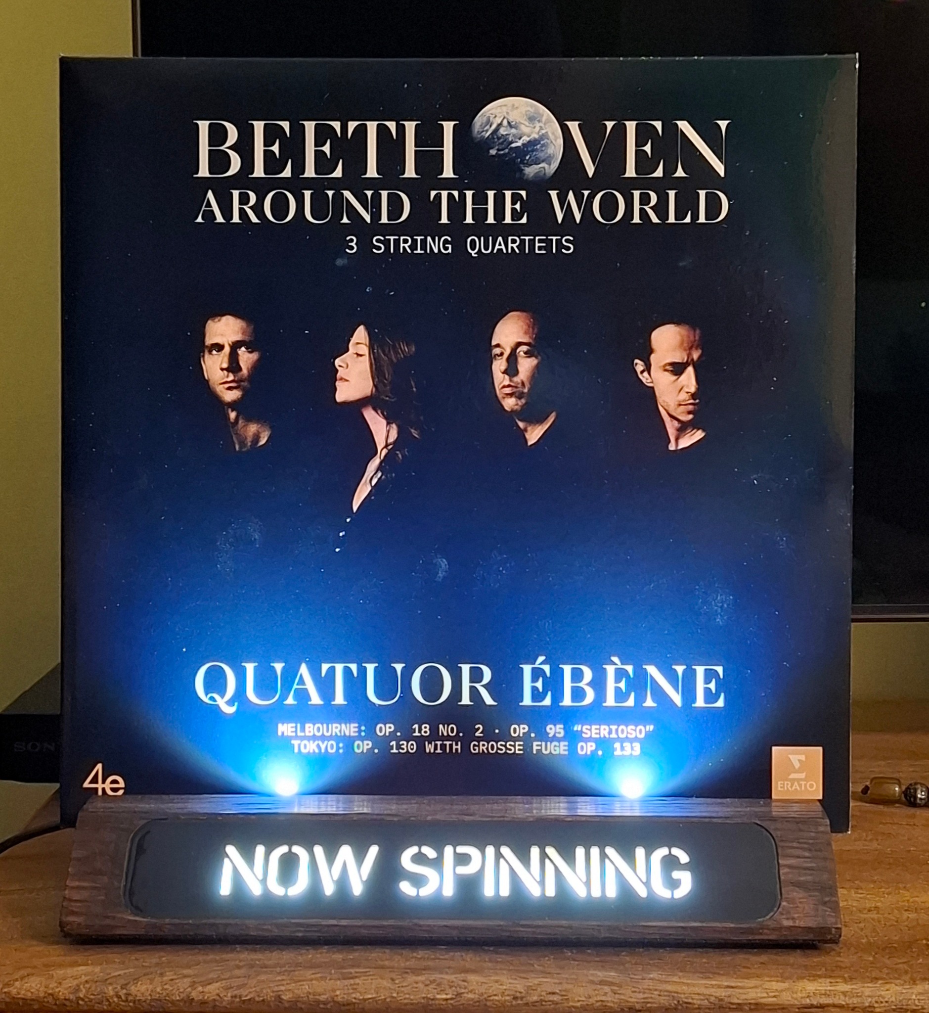 On the turntable Quatuor Ébène–Beethoven Around the World (2020