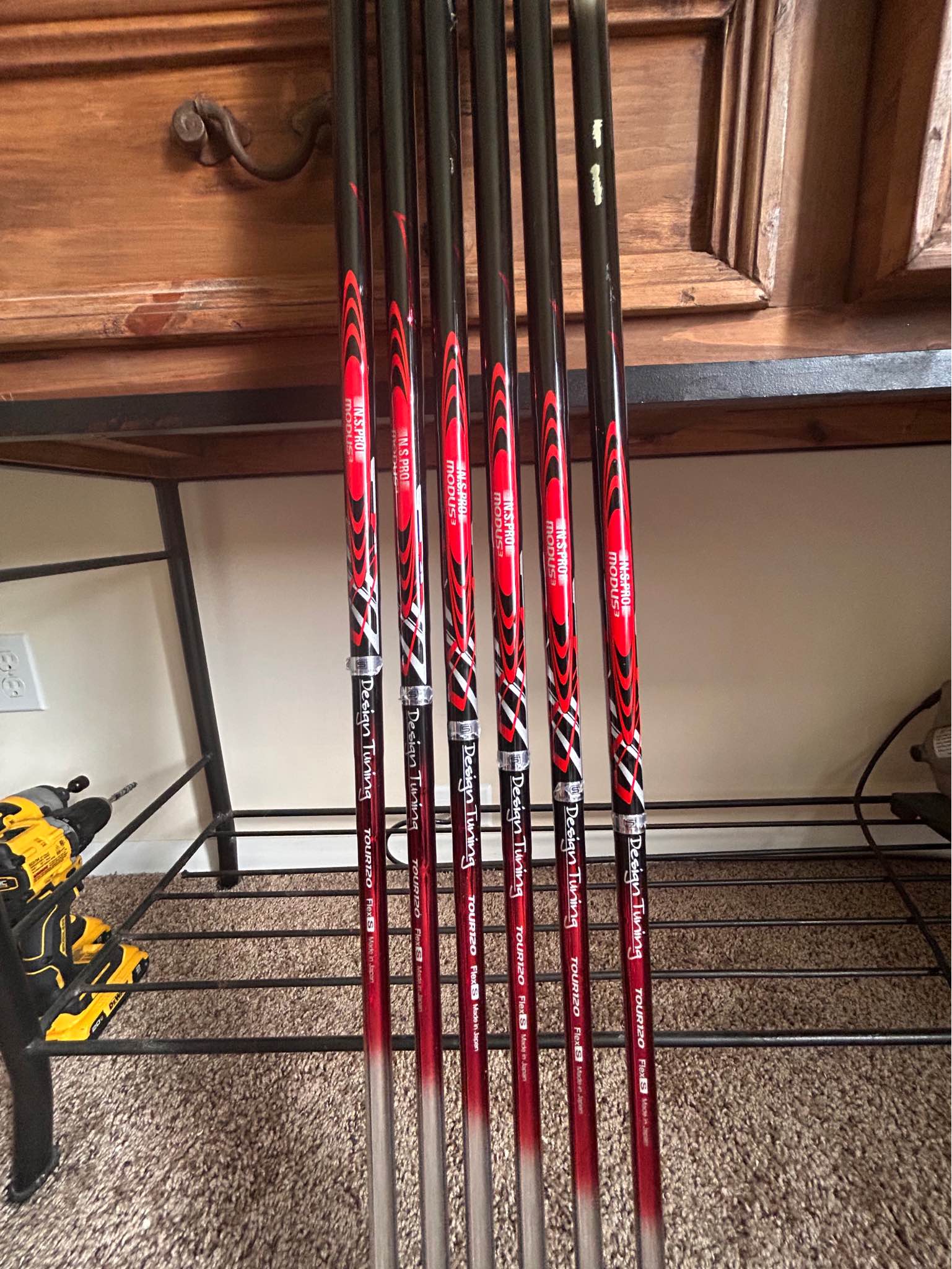 Very rare Modus NS PRO, Design Tuning, 120g Stiff iron shafts 