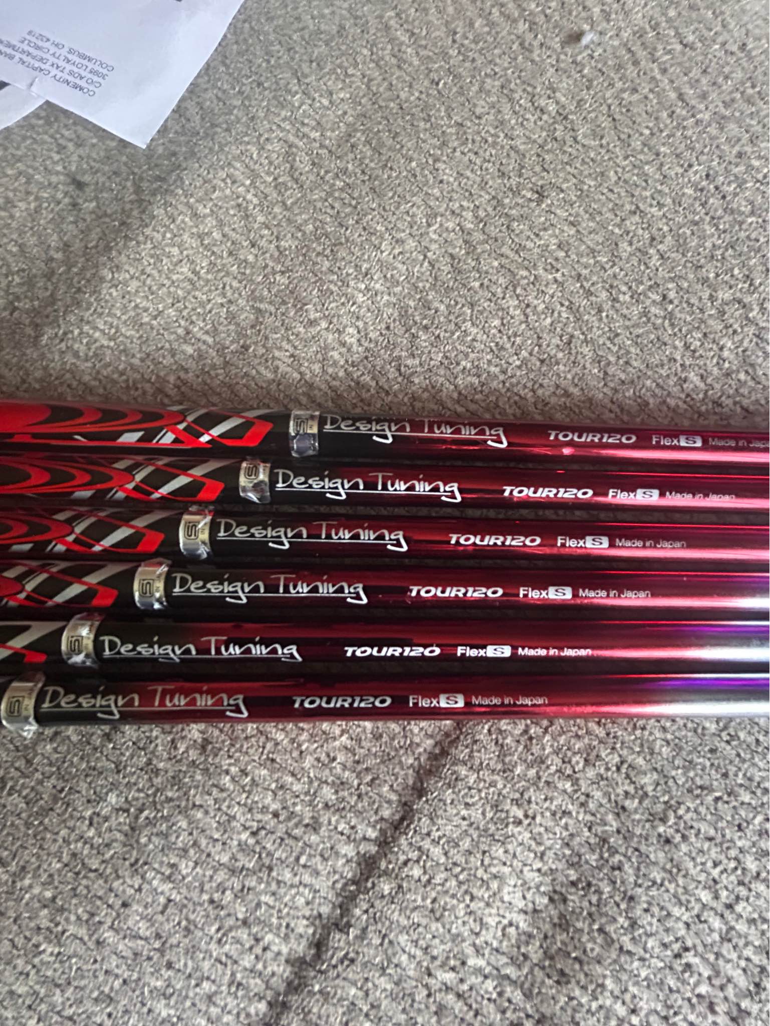 Very rare Modus NS PRO, Design Tuning, 120g Stiff iron shafts 