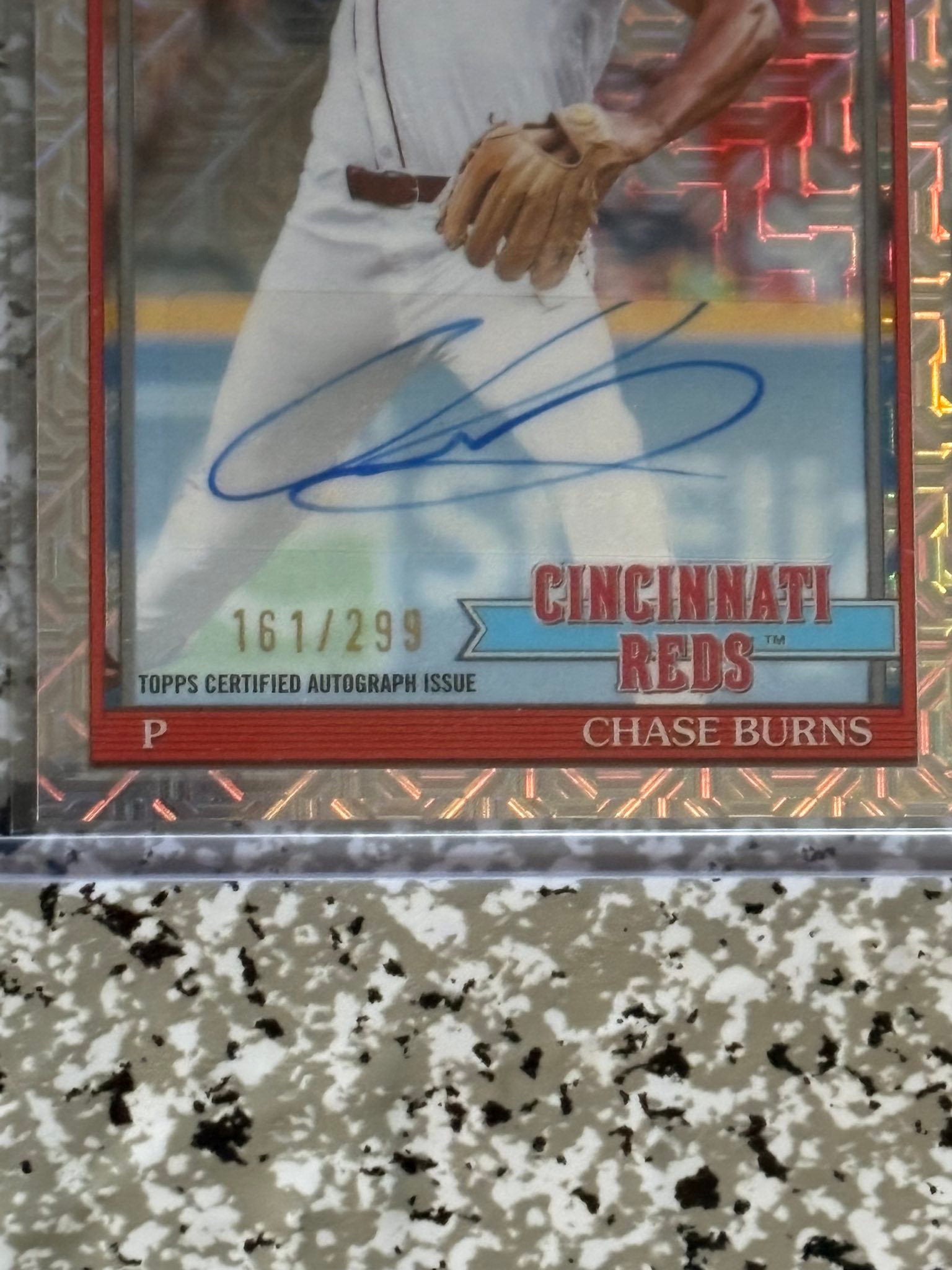 Chase Burns 2026 Topps series 1 auto rc for sale