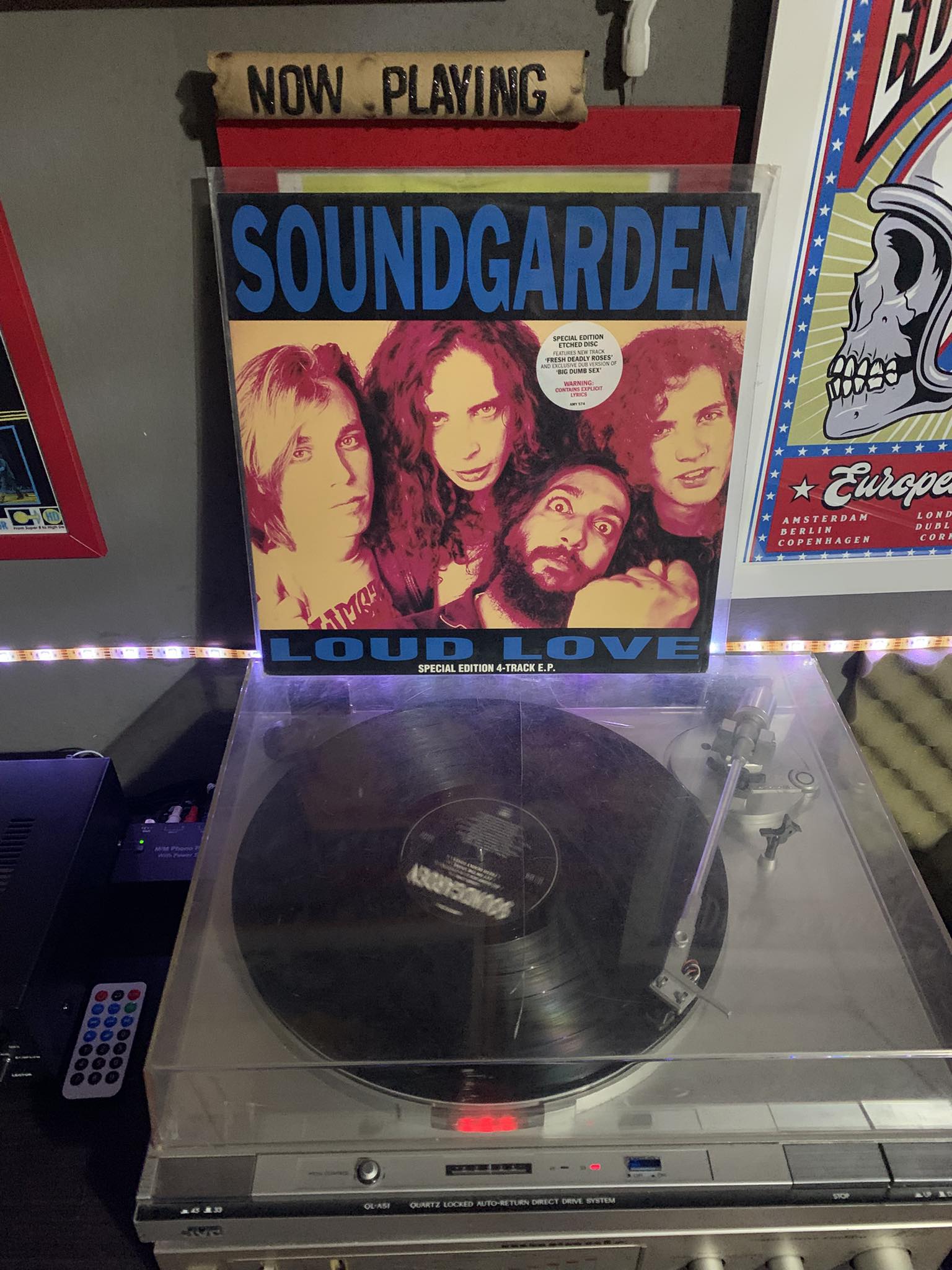 Listening to #Soundgarden “Loud Love” Special edition 4-track EP 