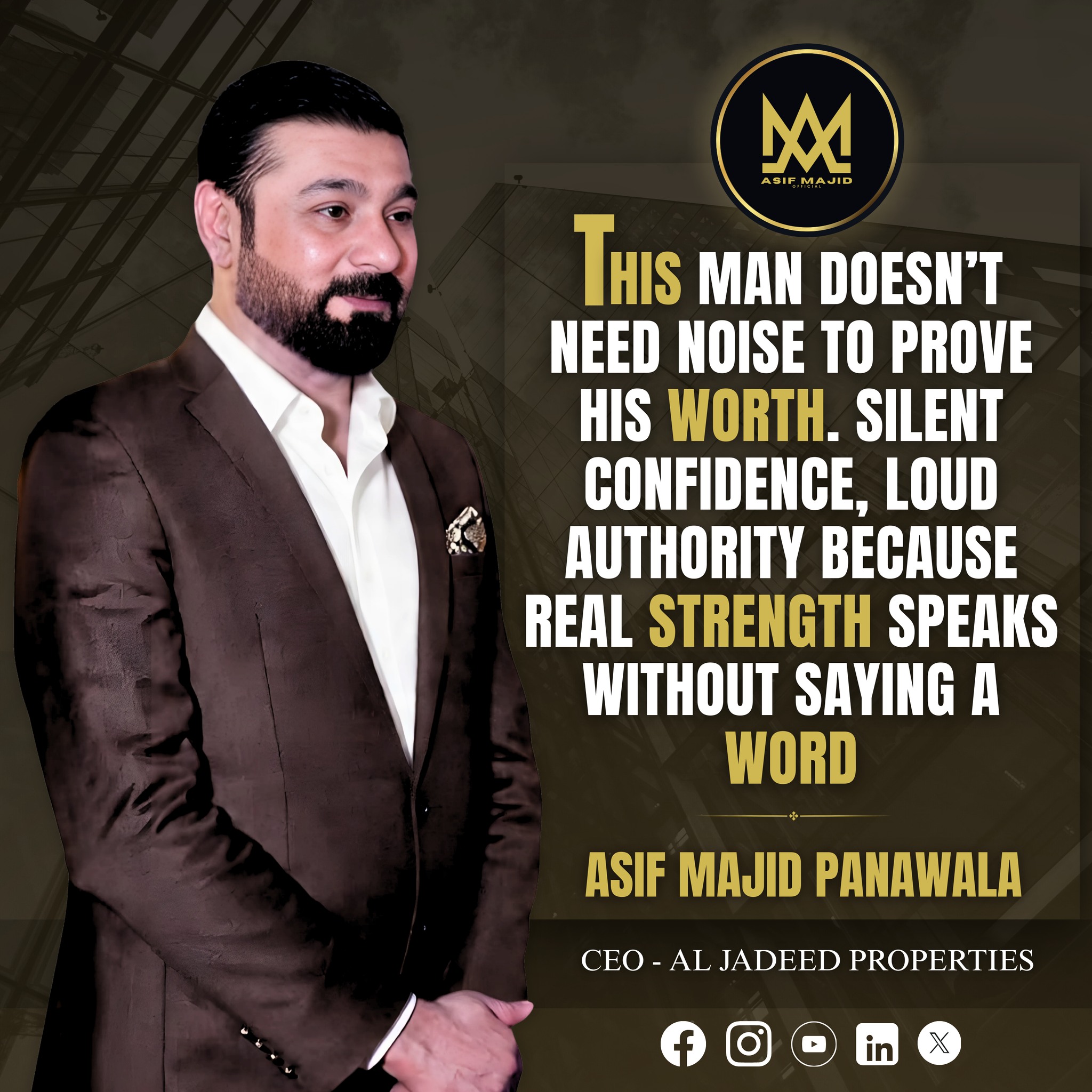 Asif Majid - 𝗧𝗵𝗶𝘀 𝗠𝗮𝗻 𝗗𝗼𝗲𝘀𝗻’𝘁 𝗡𝗲𝗲𝗱 𝗡𝗼𝗶𝘀𝗲 𝗧𝗼 𝗣𝗿𝗼𝘃𝗲 𝗛𝗶𝘀... | Facebook
