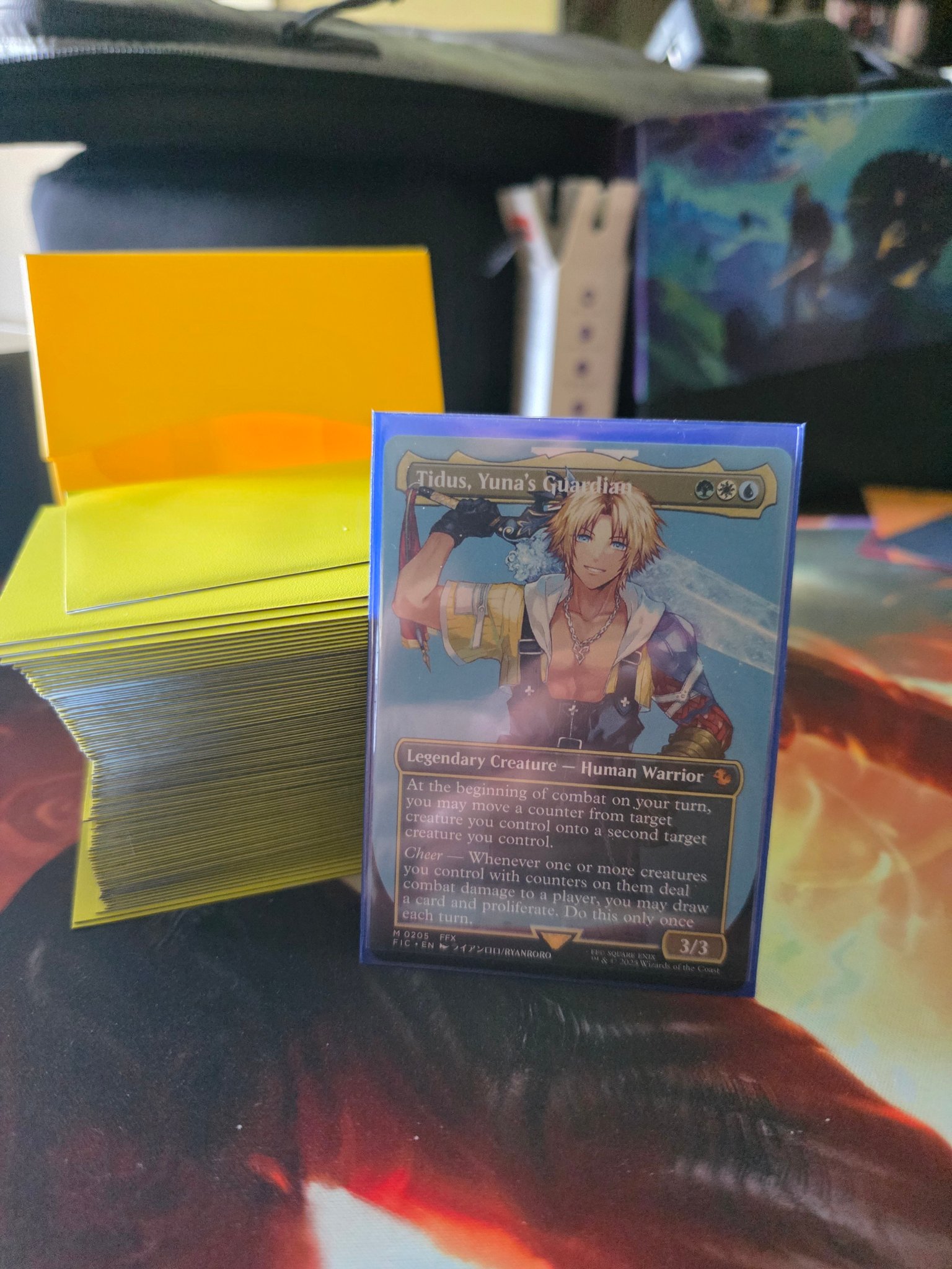 mtg tidus commander deck Magic: The Gathering Collector's Edition Final Fantasy X 1 reference card Tidus' BUSTED Commander Deck Honors