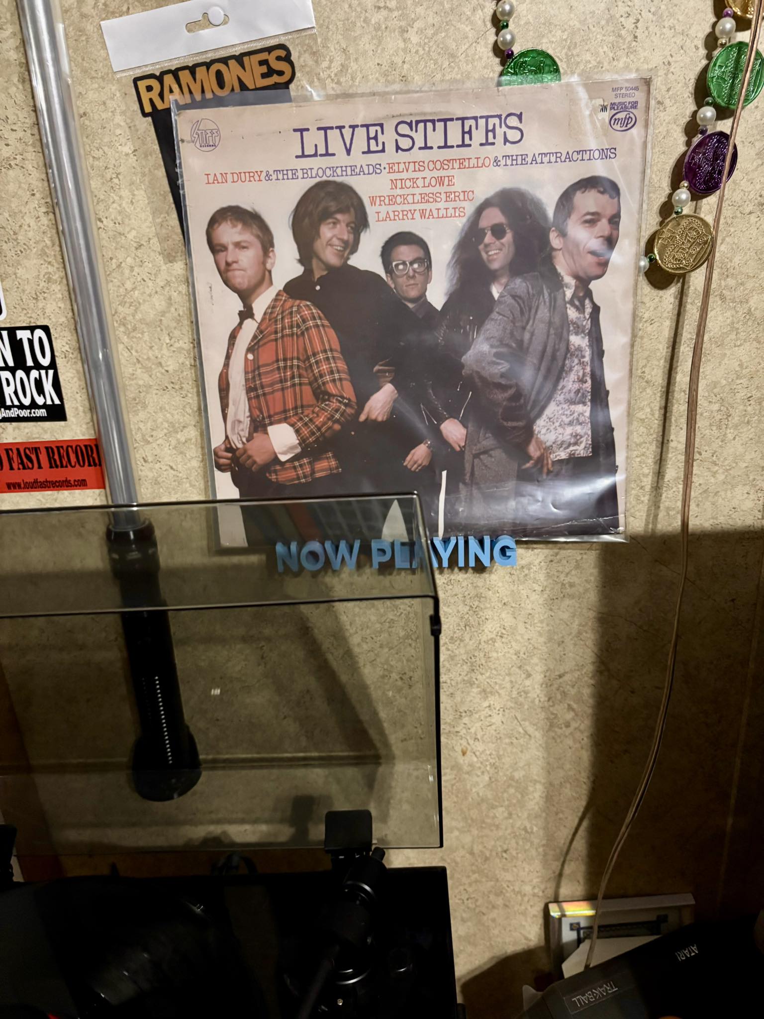 Live Stiffs album featuring Ian Dury and Elvis Costello