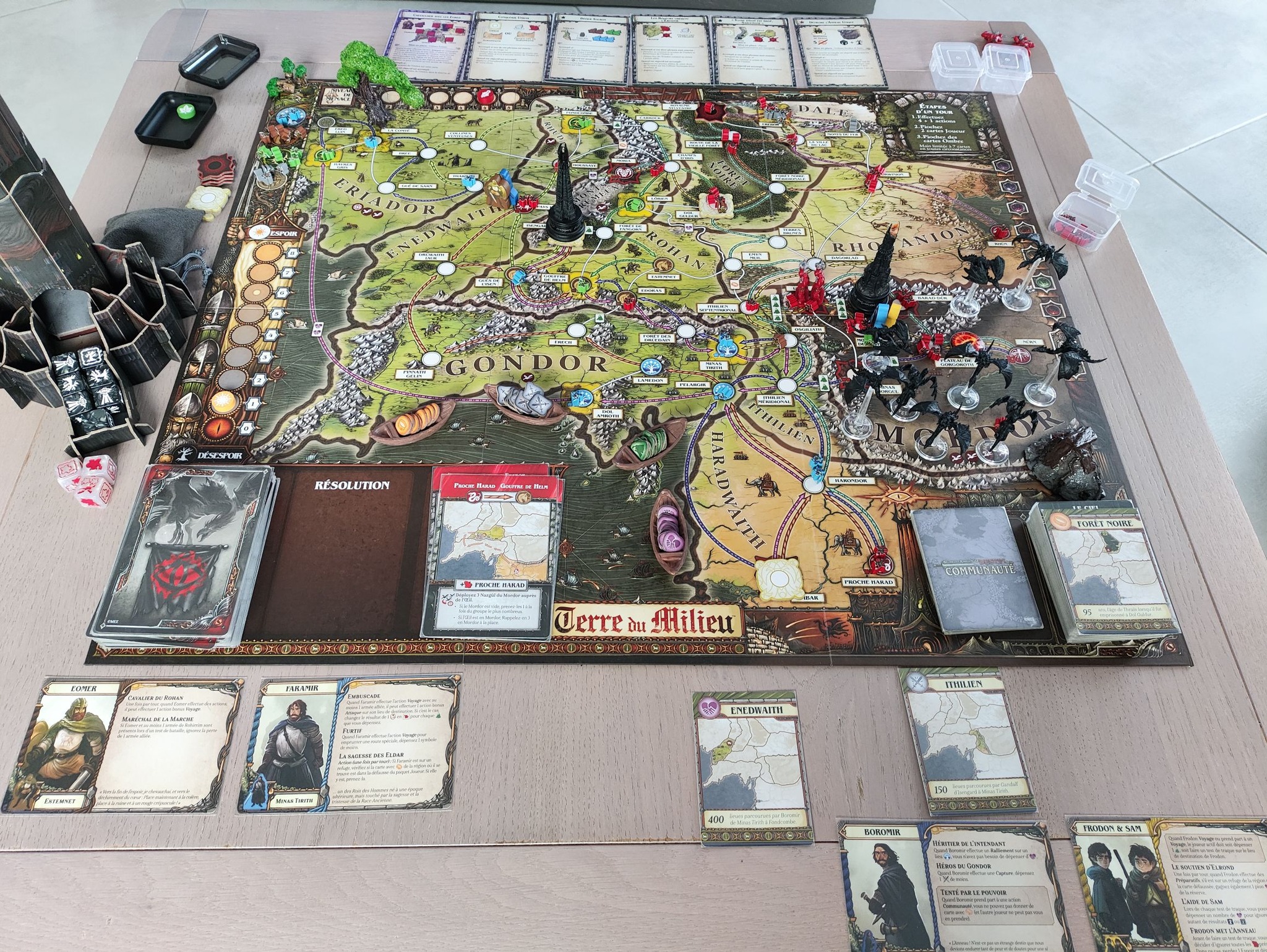 Dés Elfiques Vert Et Blanc – Lot De Dés Pour Jeux De Rôle, Accessoire De Jeu Collectionneur, Cadeau Pour Joueurs De JDR