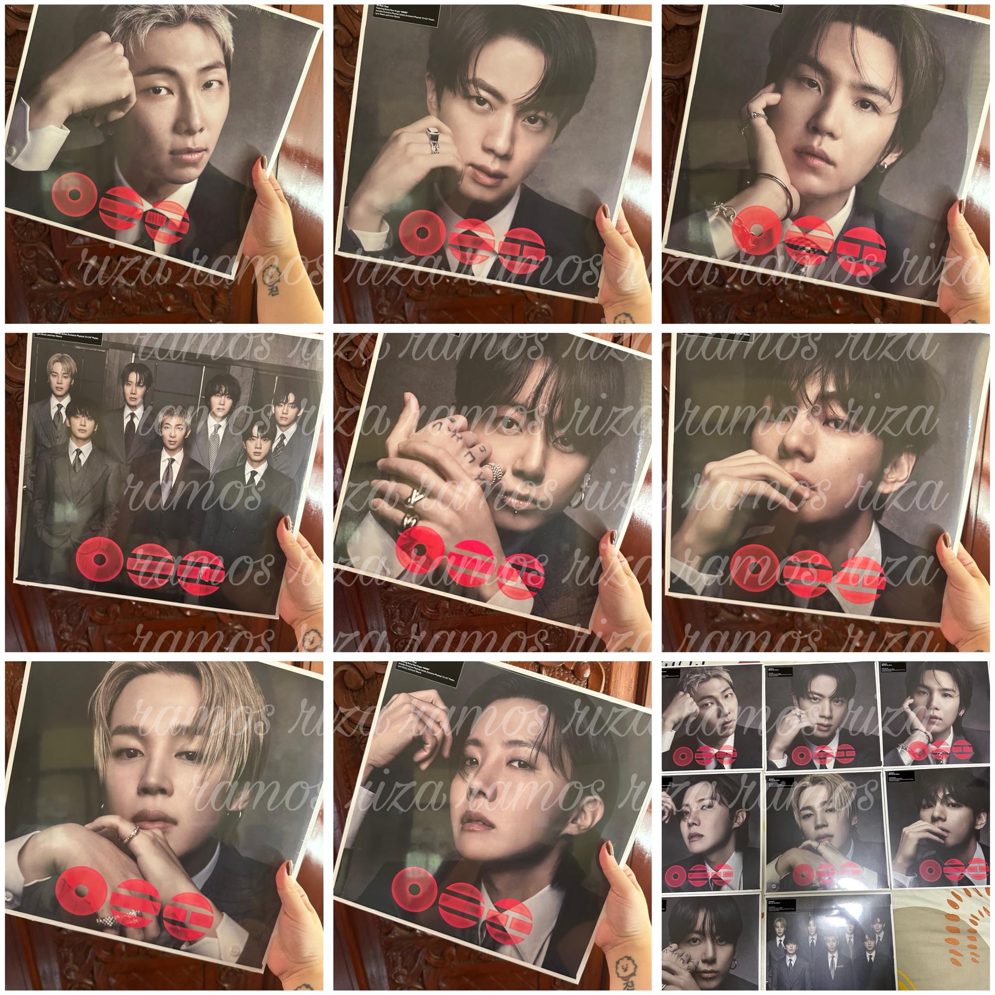 ARIRANG BTS MEMBERS VINYL COLOURS!** RM - SILVER JIN - PINK SUGA