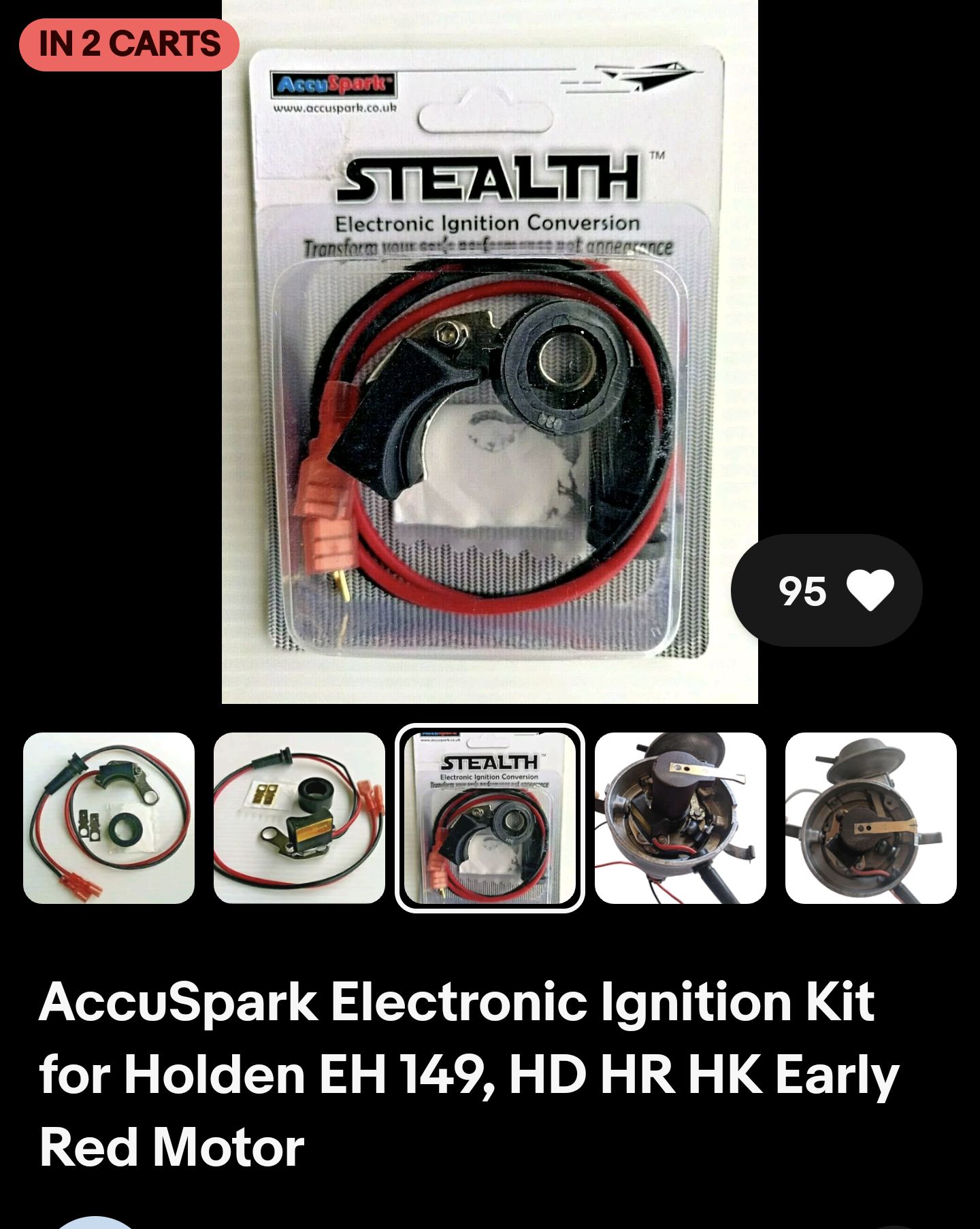 MG Midget 1500 AccuSpark Stealth Electronic ignition kit for Lucas 45D