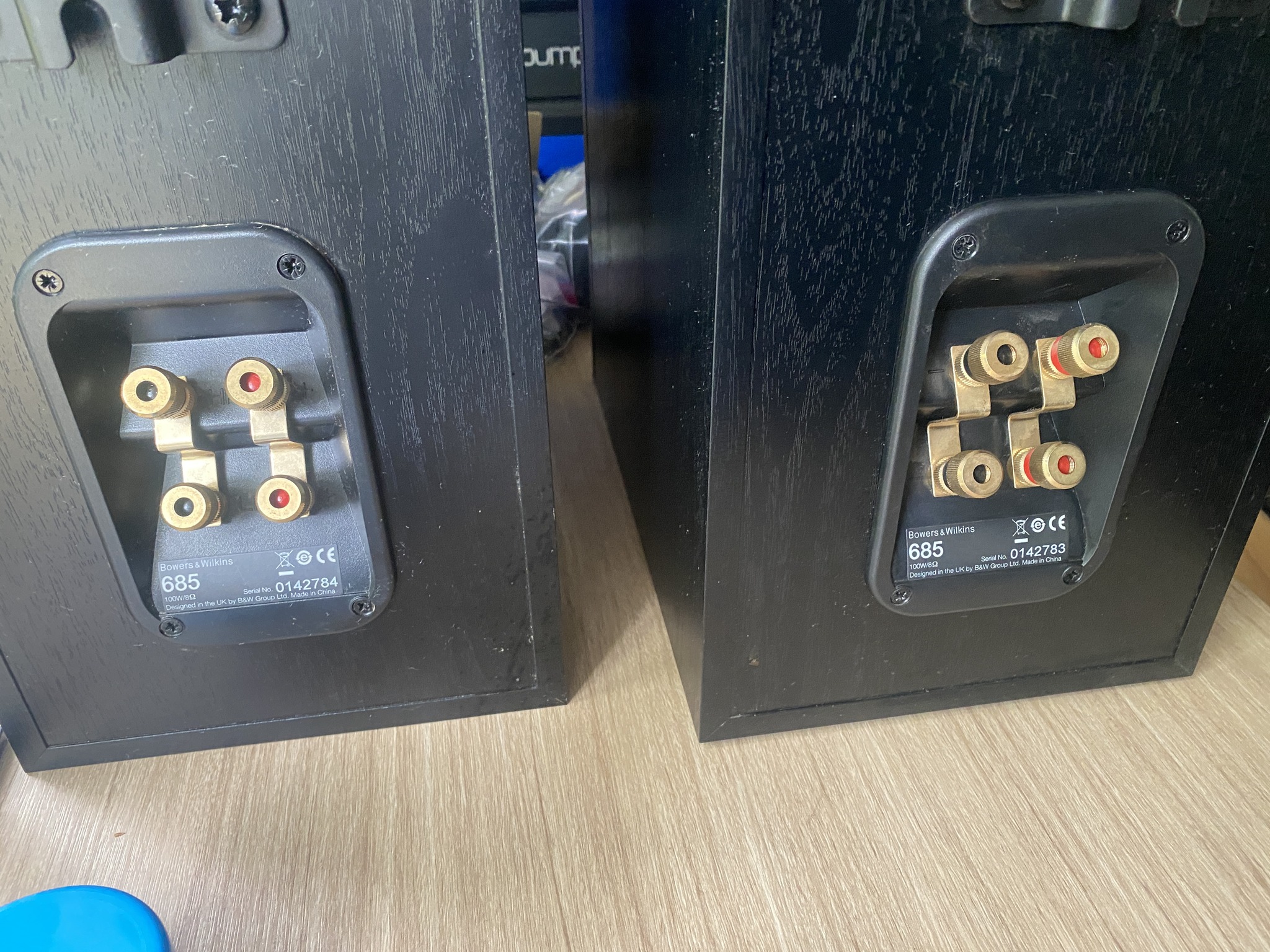 Restoring B&W 685 speakers with sticky fronts