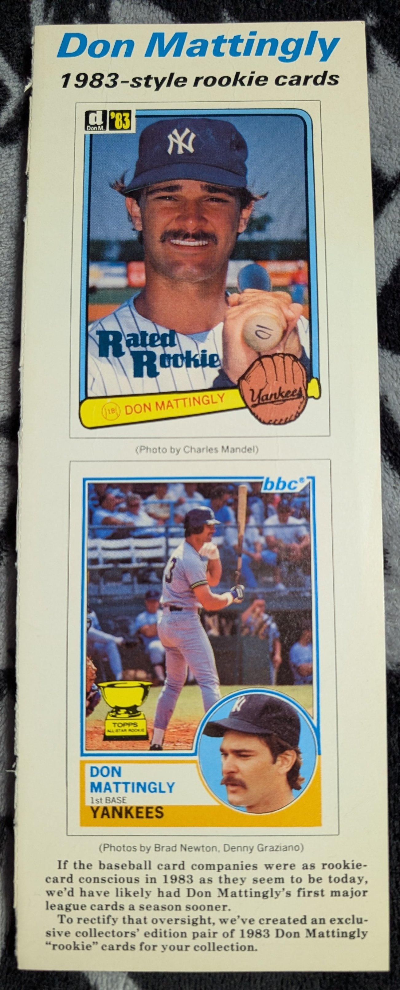 1983 Don Mattingly rookie cards