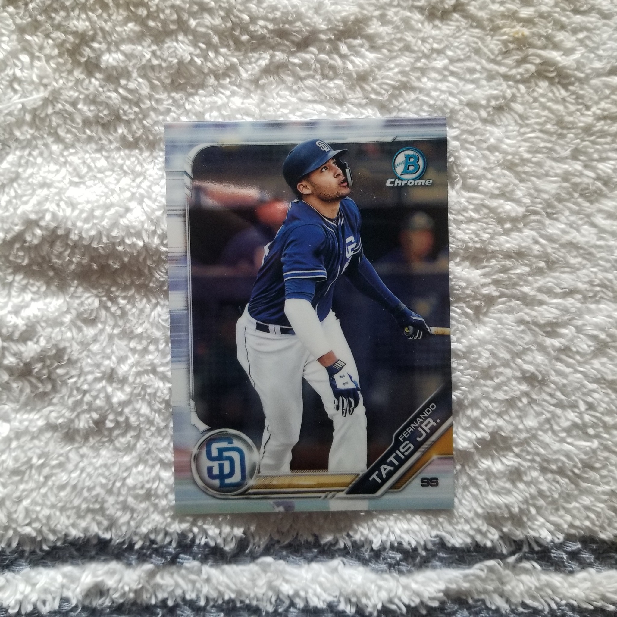 2020 Bowman Chrome Fernando Tatis Jr. Gold Refractor/50 PSA 9 - POP 8