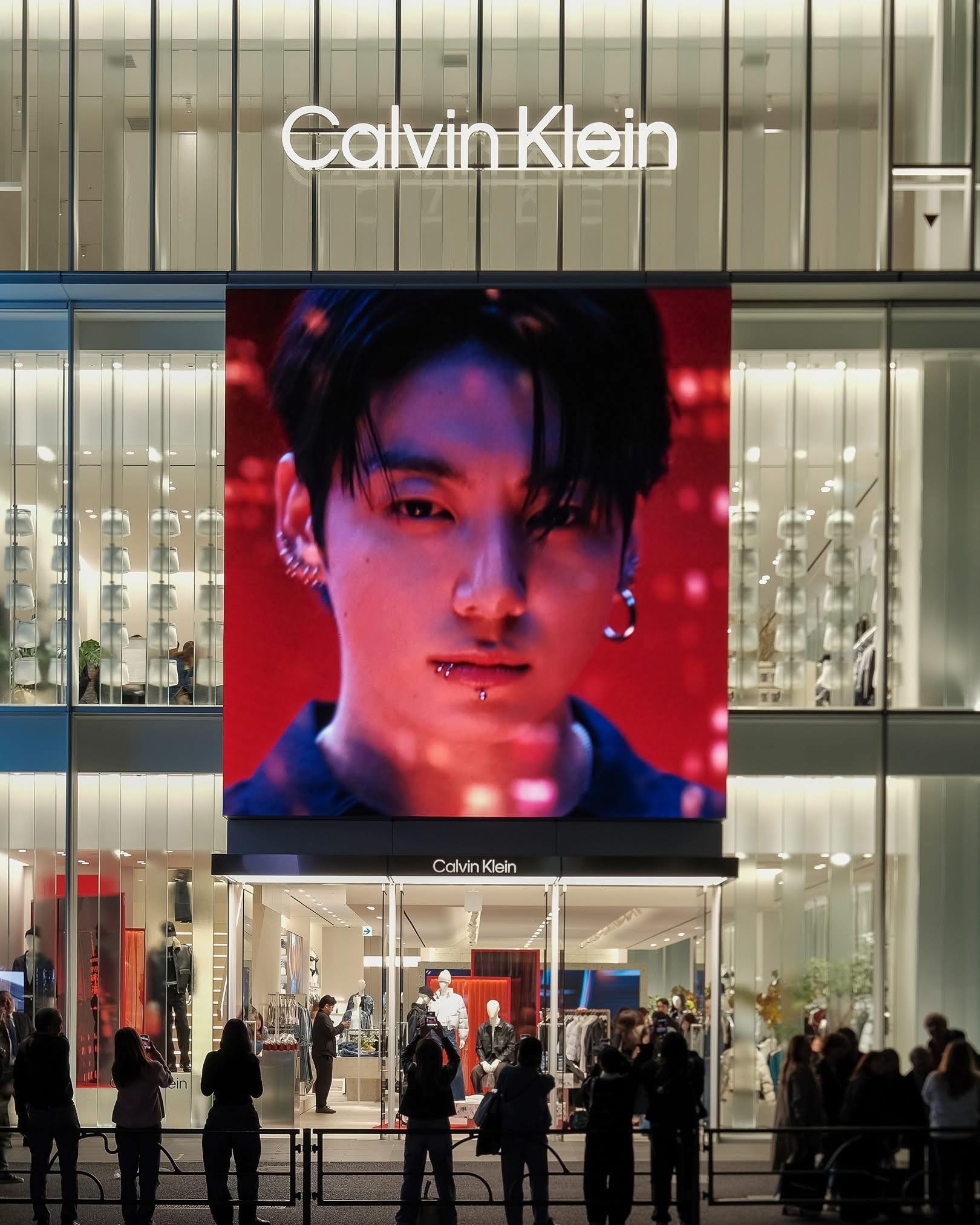 ? As you know, the largest Calvin Klein flagship store in the 
