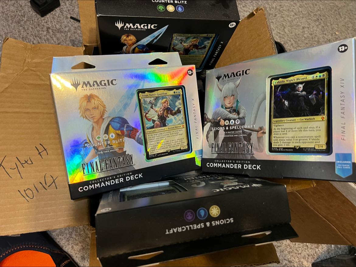 final fantasy mtg commander decks collector's edition Magic Collector  Phoenix Comics and Games Unleash the power of Tarkir with the Dragonstorm Bundle Final fantasy collector commander decks
