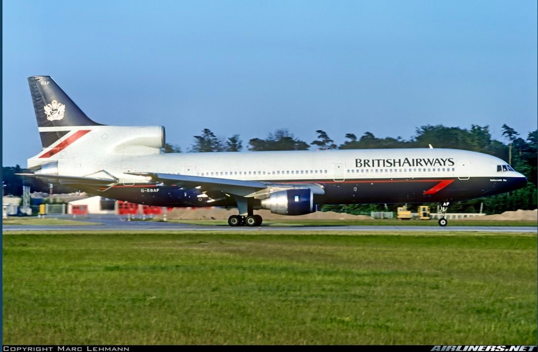 British Airways Lockheed L-1011 TriStar 200 at London Heathrow