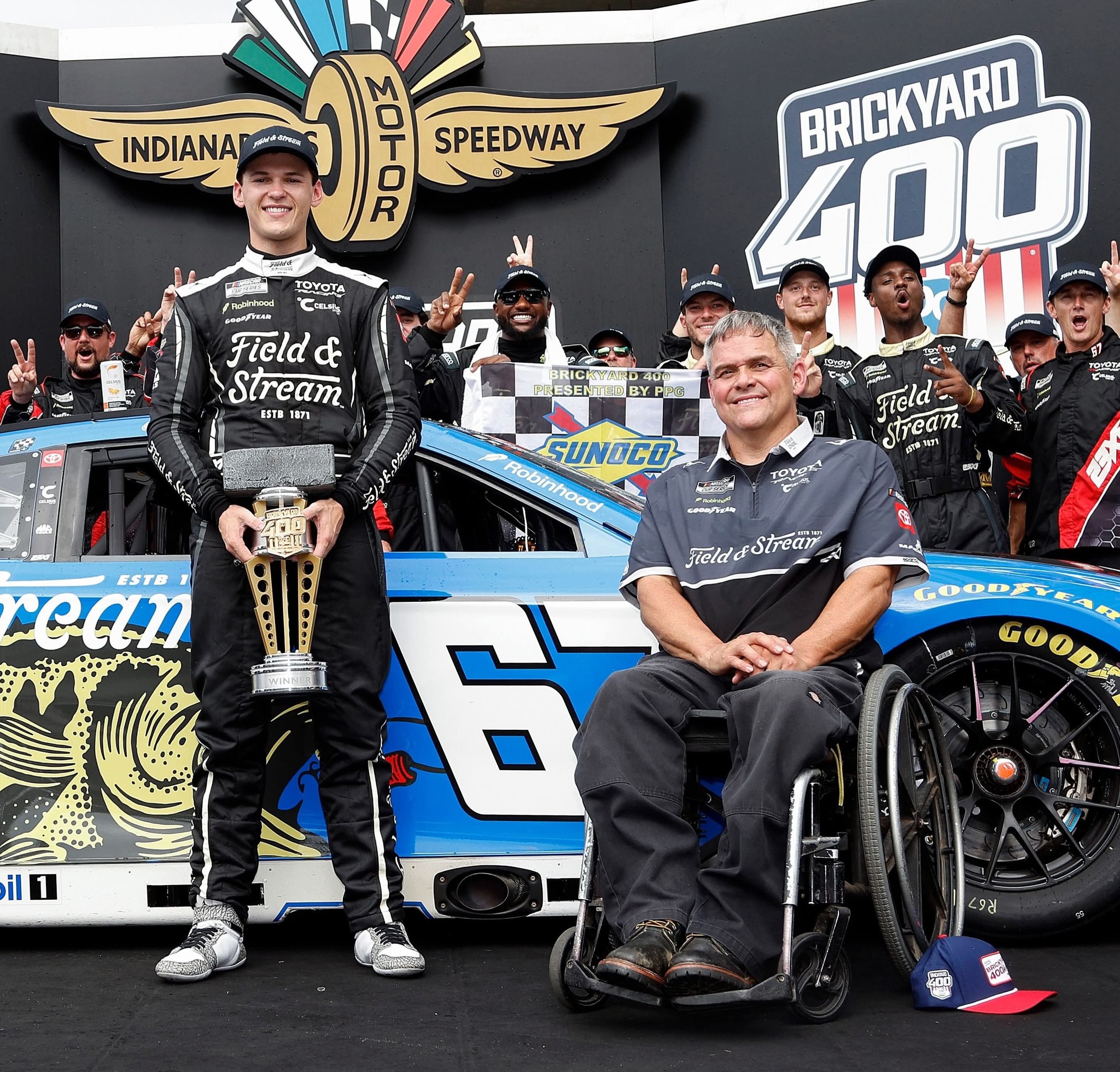 Bootie's first win as crew chief with 23xi team