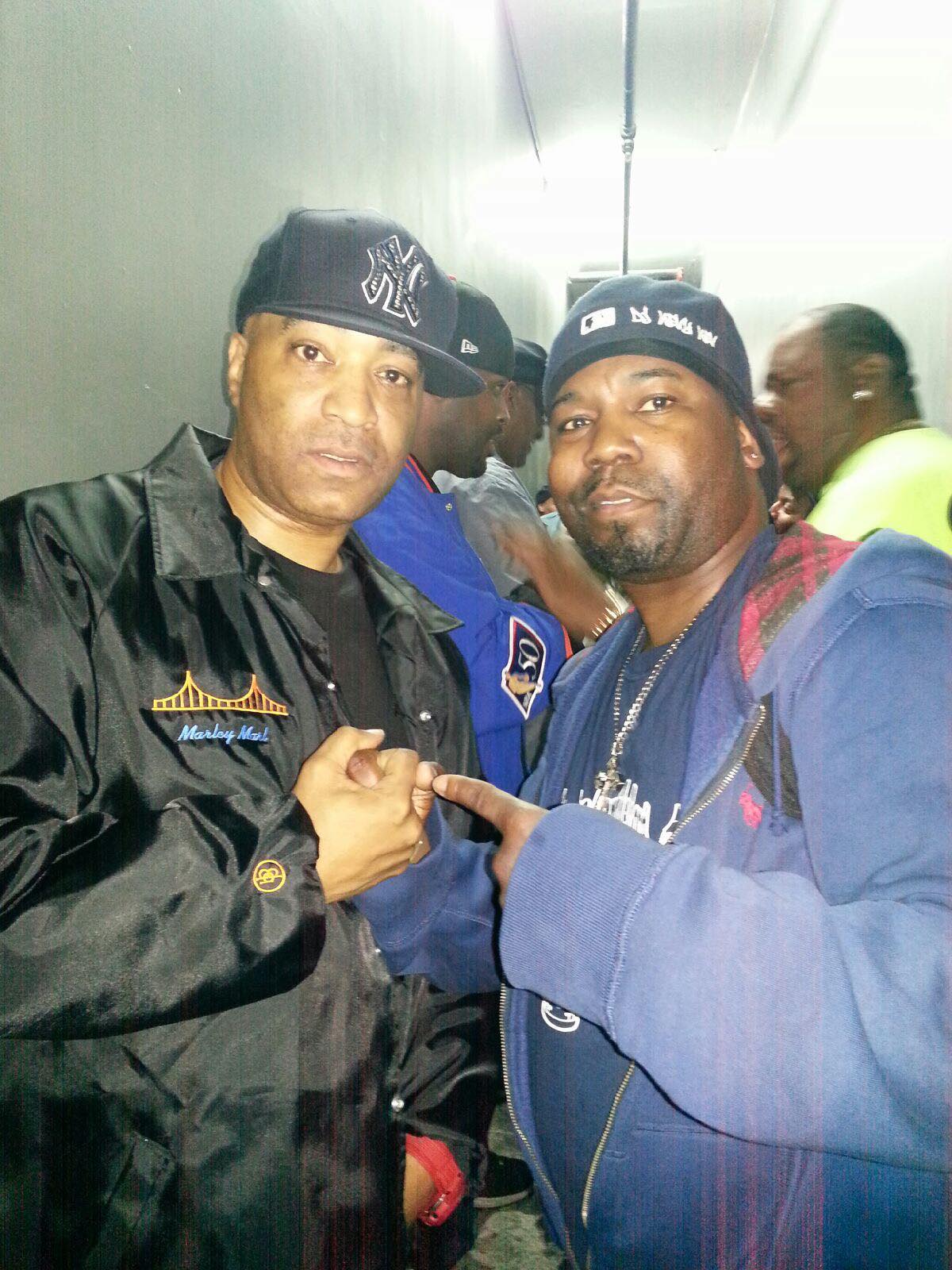 Two of the poineers of Hip-hop ? ? Marley Marl & Cool V ?#juicecrew