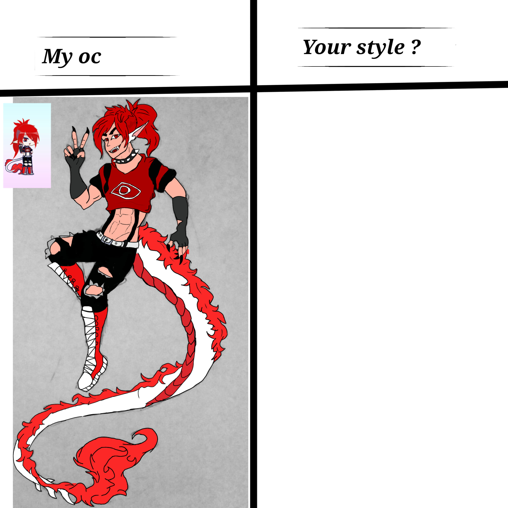 Male character template request and discussion