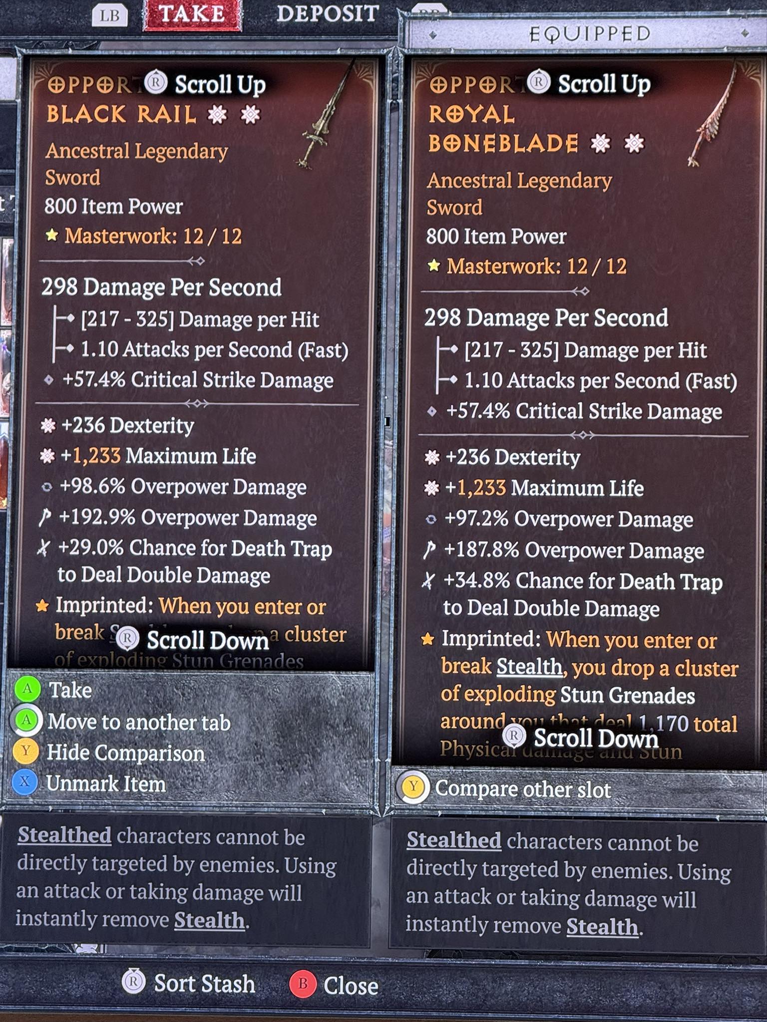 Suggestion please… go for OP higher or chance for DT deal double dmg?