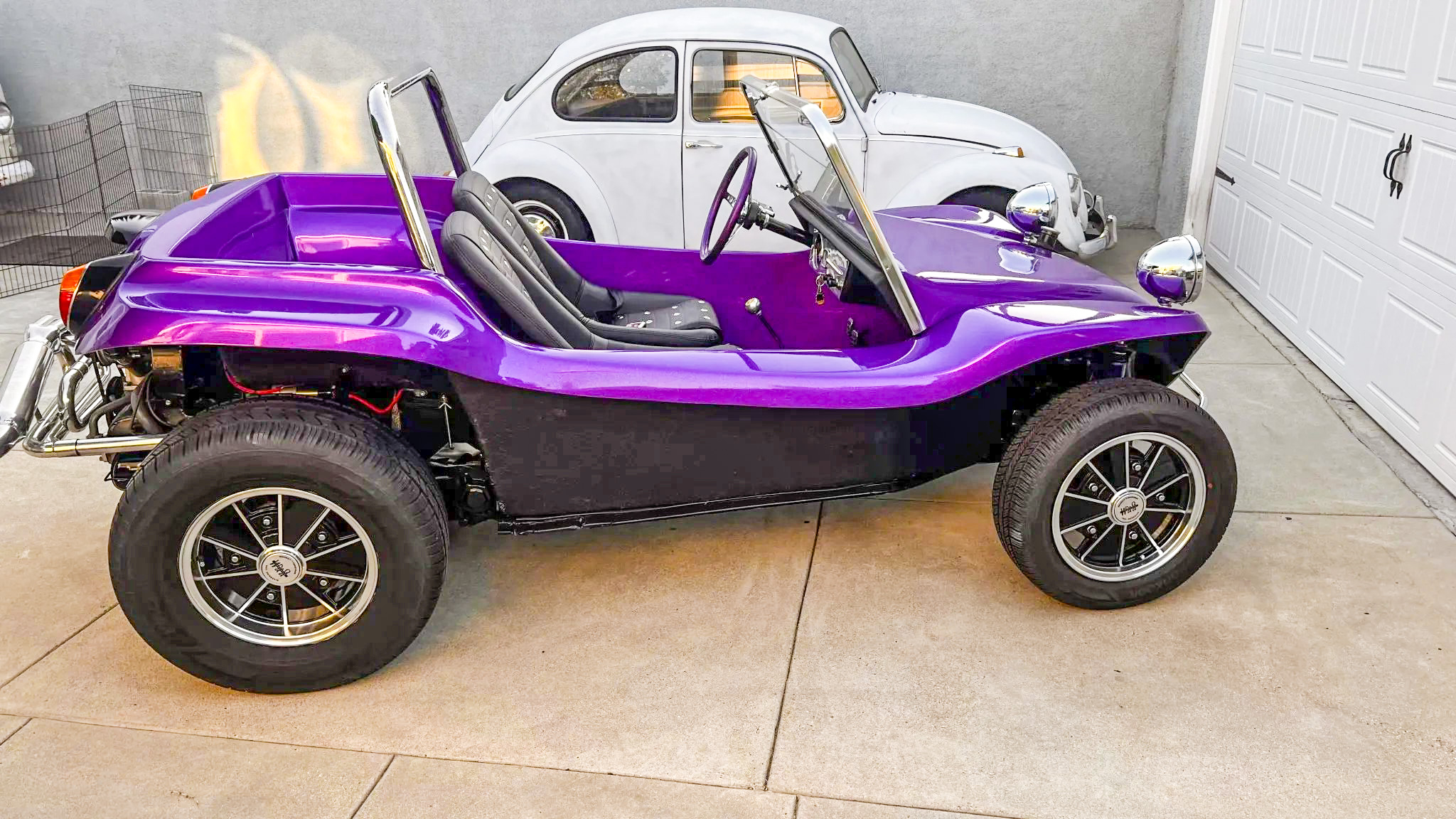 BROUX BUGGY パープル 1966 manx dune buggy with purple metal flake gelcoat
