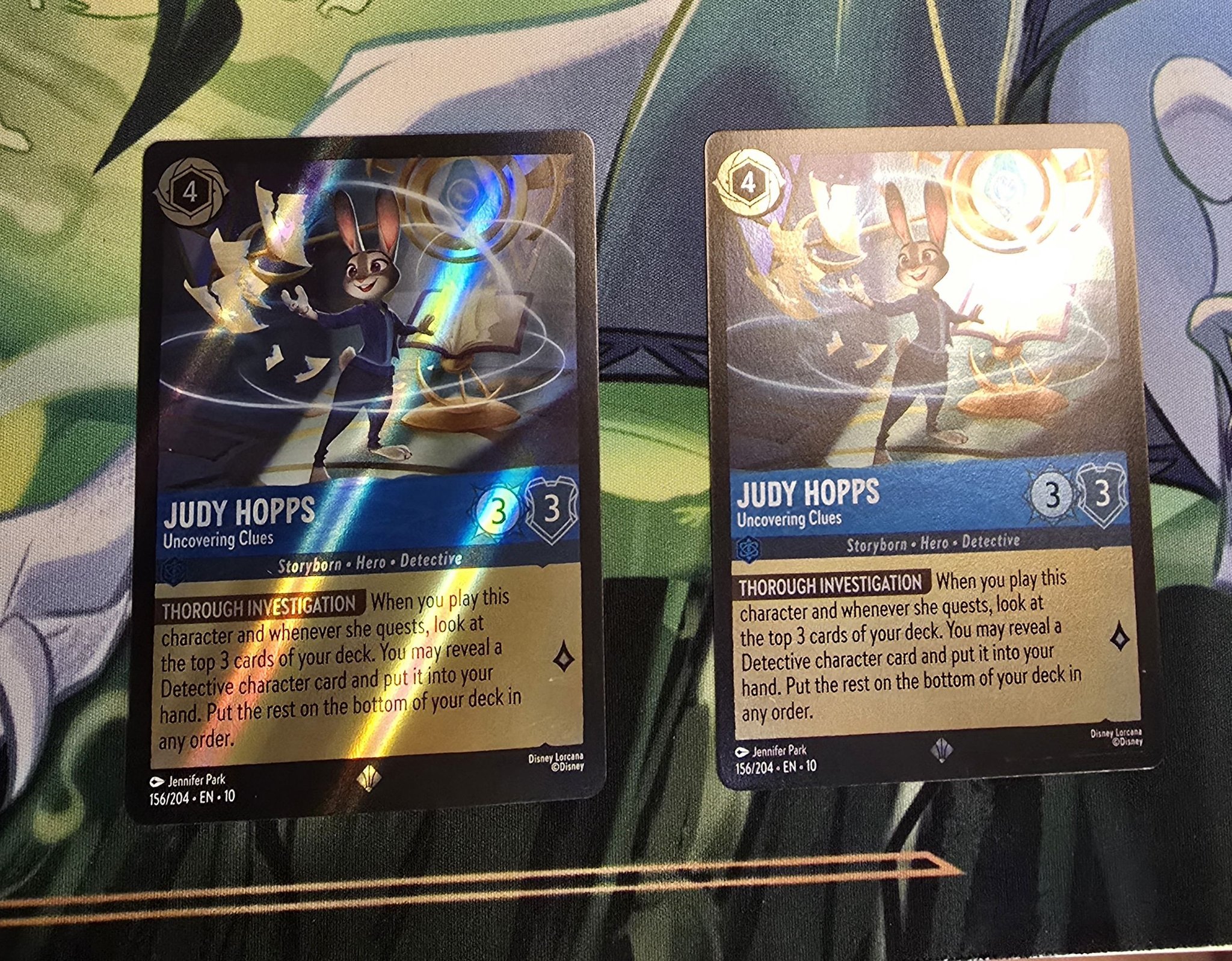 What could be the value of a foil error Judy Hopps Uncovering