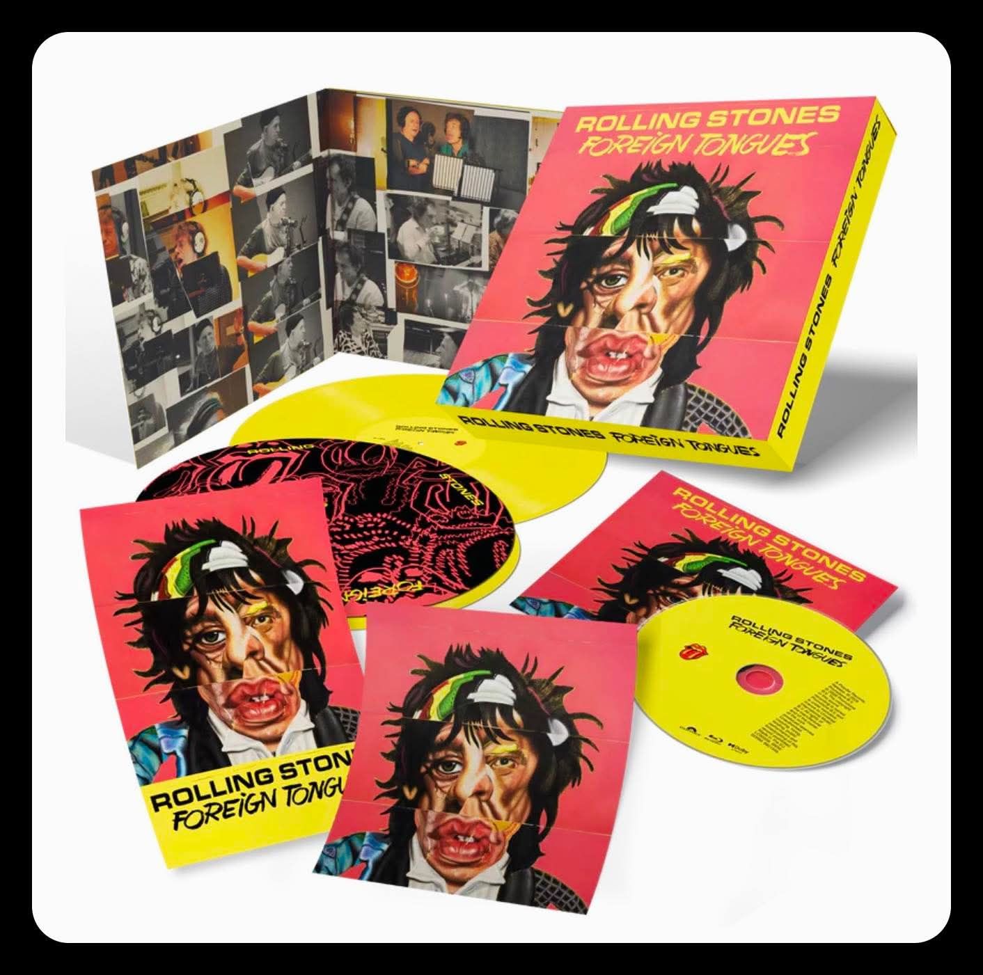 The Rolling Stones' new album Foreign Tongues on green vinyl