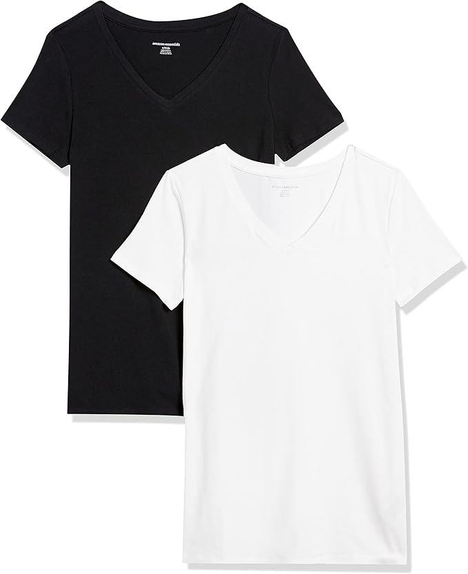 Plain V-Neck T-Shirt | Bonmarché