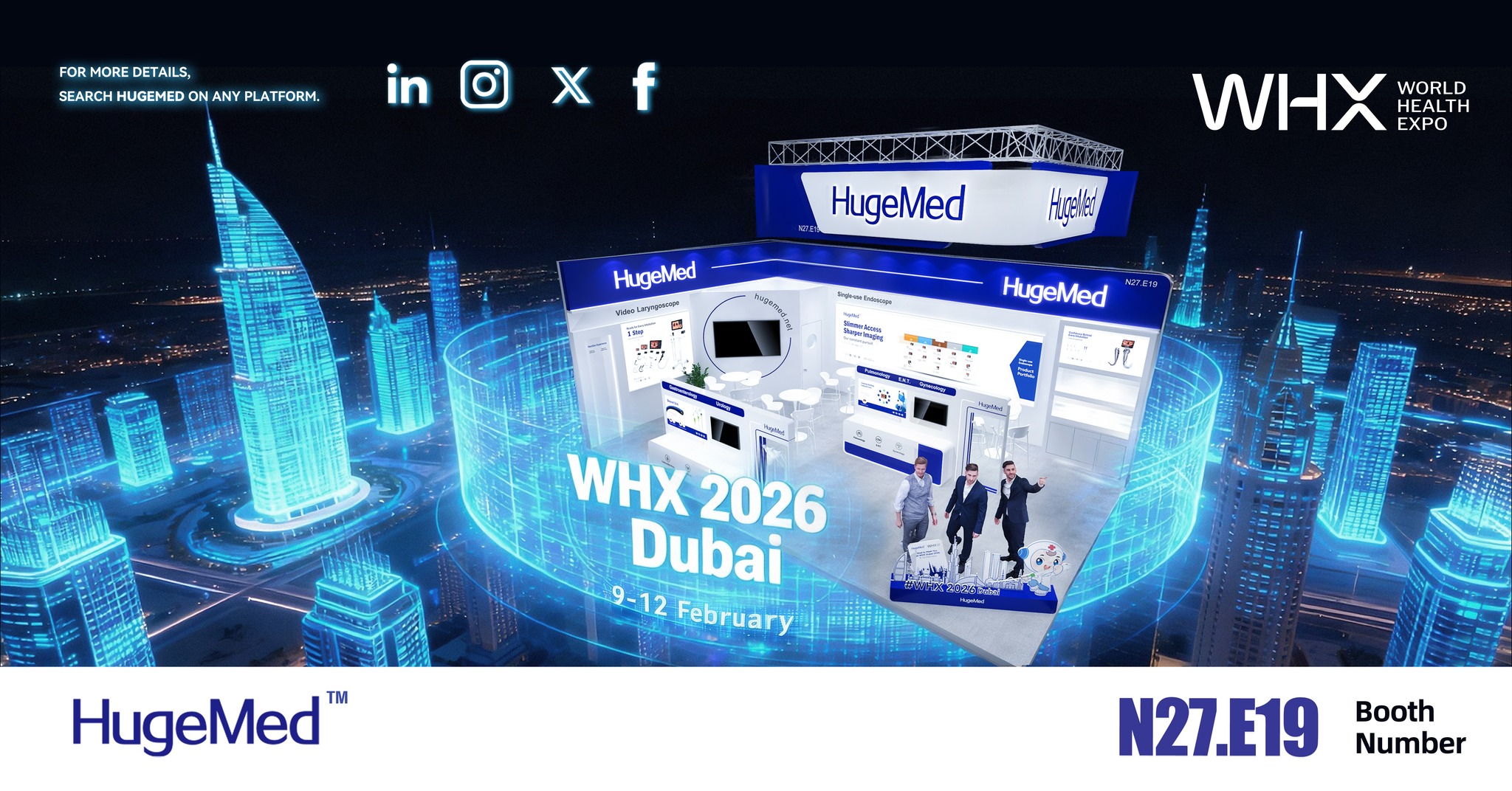 Cindy Liu - 🚀 Meet HUGEMED at WHX 2026 | Dubai Join us at... | Facebook