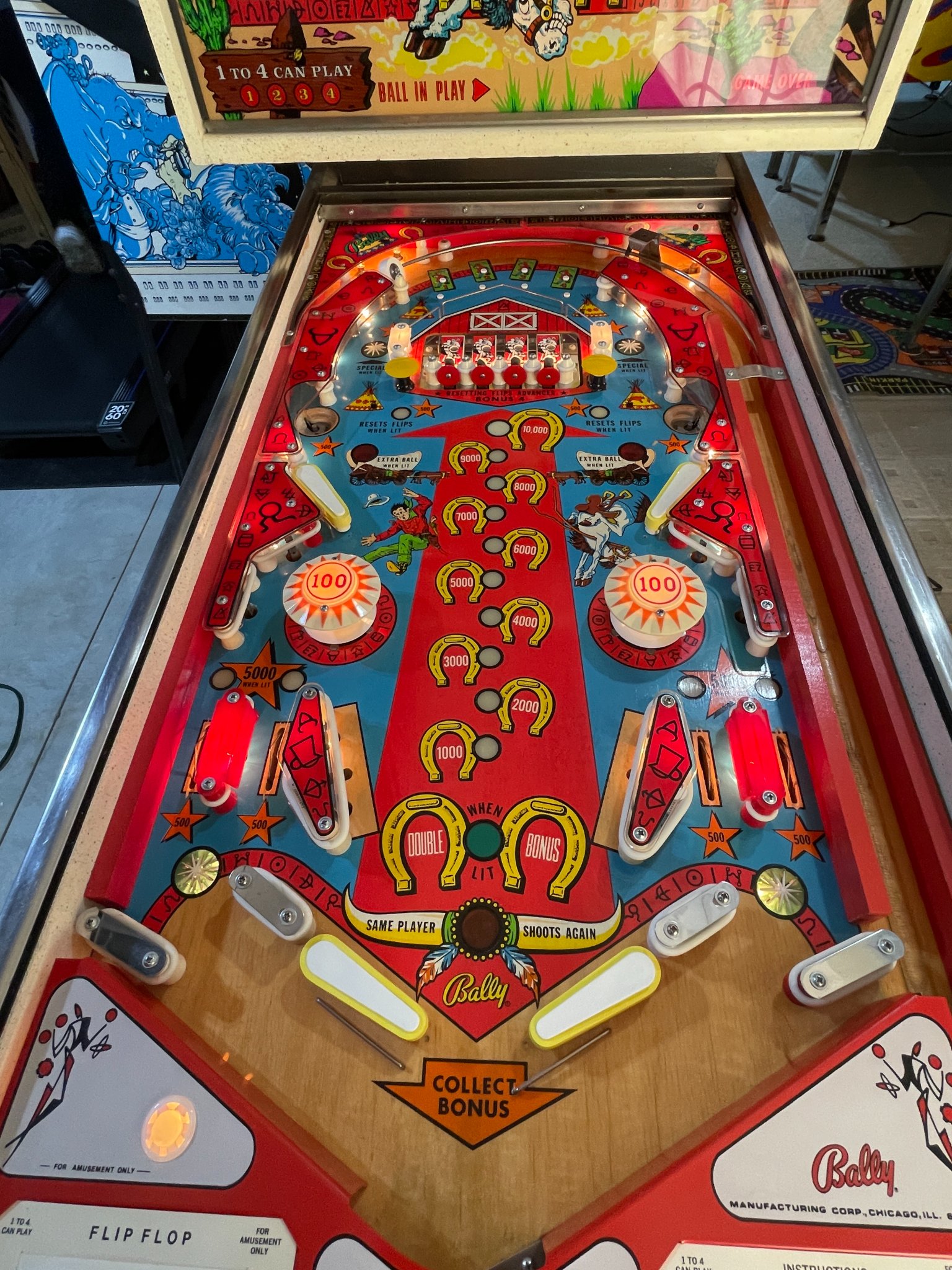 Kit D'élastiques Et Doigts De Batteur Jaune Pour Flipper Bally Flip Flop - Neuf