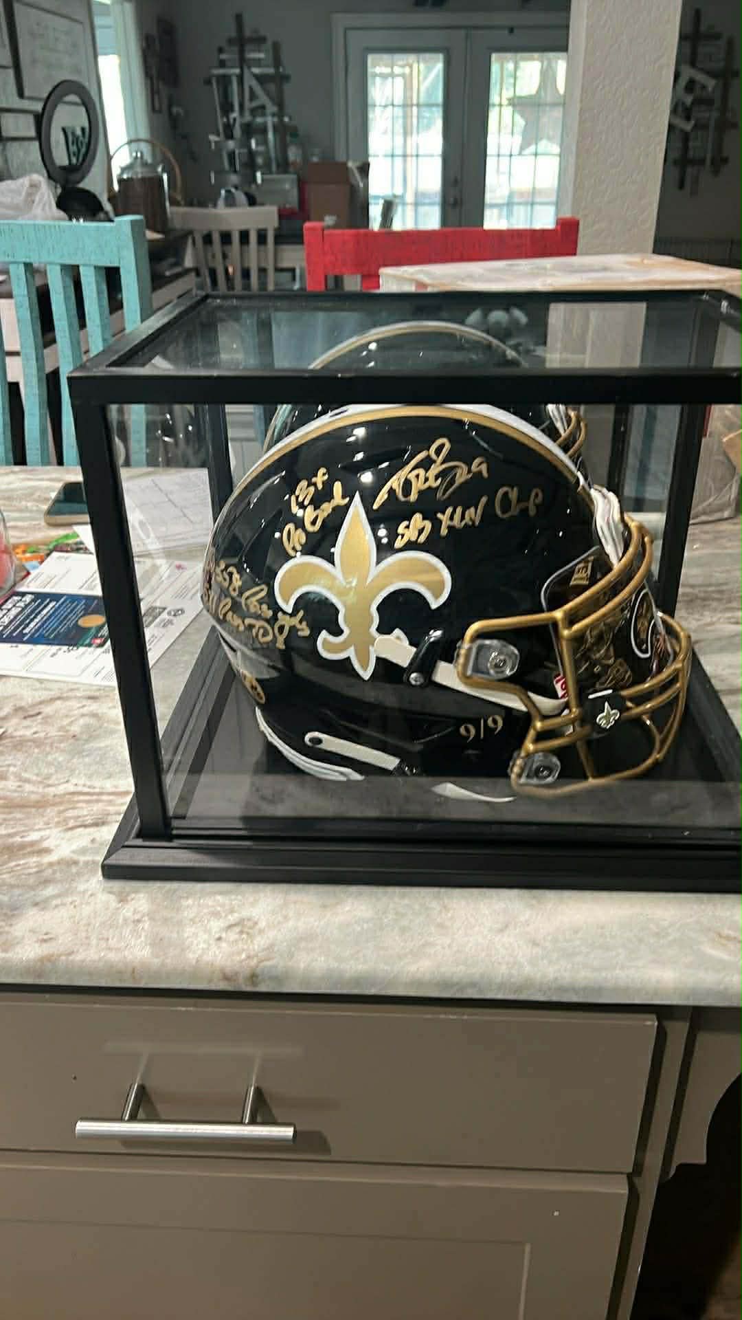 brees speedflex helmet logo Drew Signed New Orleans Saints Riddell Speed Flex Beckett – Super Sports Center catching designs that can easily be applied to your football helmet Drew Brees New Orleans Saints
