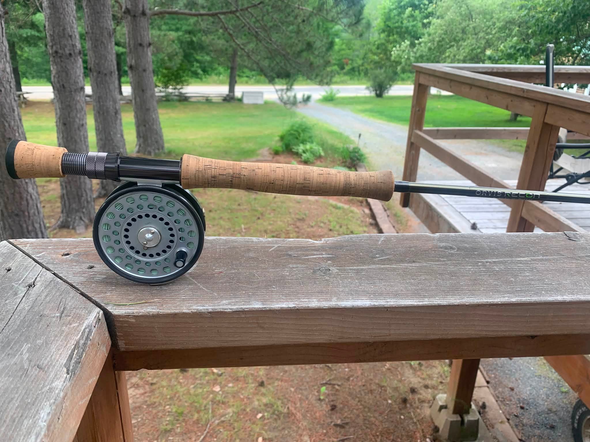 Orvis Recon rod and Hardy Princess reel for brook trout fishing