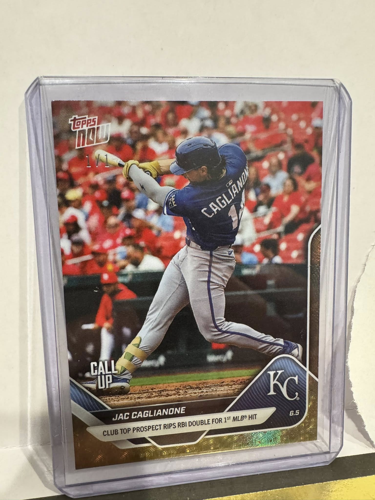2026 Topps Series 1 Jac Caglianone RC Team Logo Variation SSP 