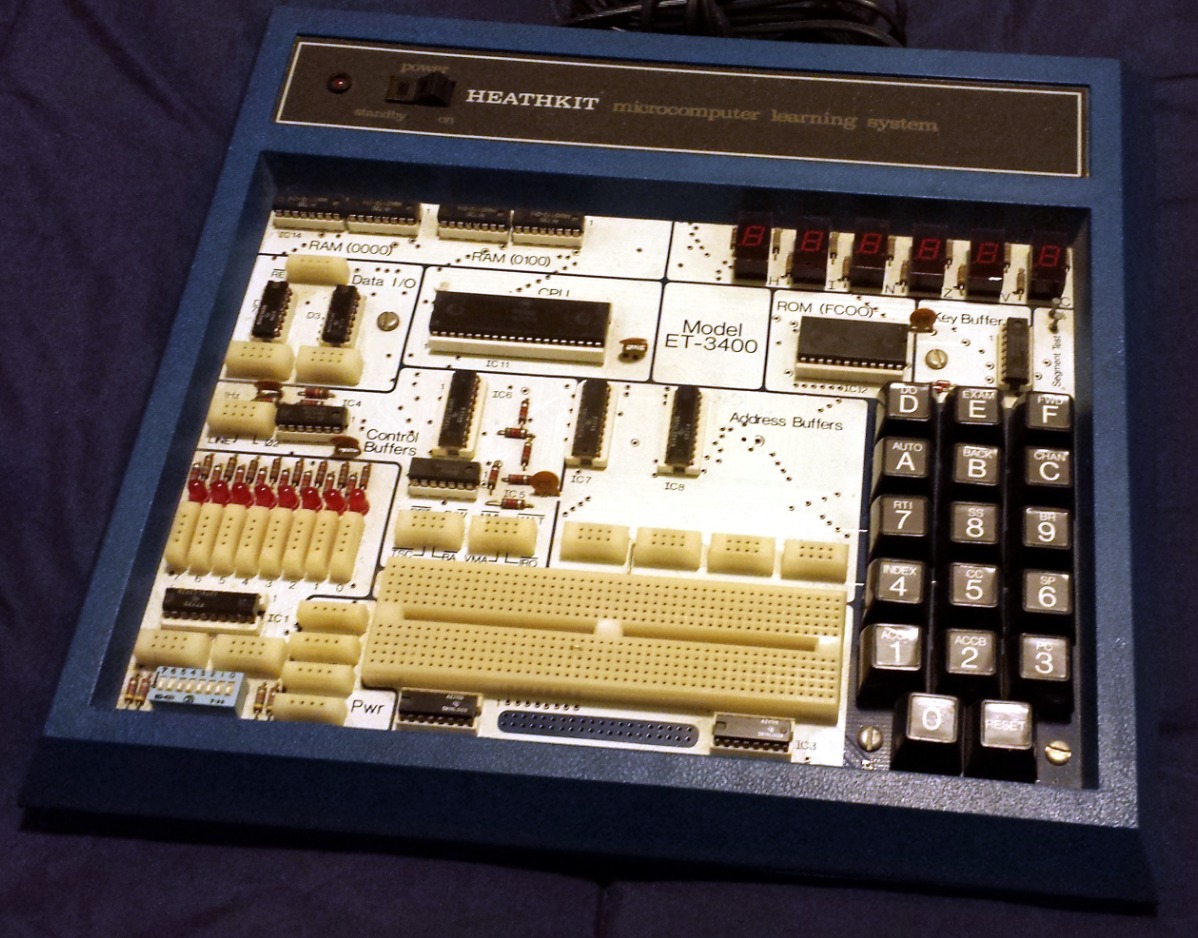 The TK-80 (Training Kit μCOM80), released by NEC on August 3, 1976