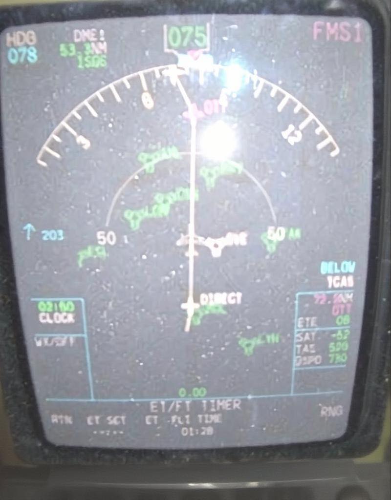 A pic I took while about 15 years ago flying the X Dallas to TEB ...