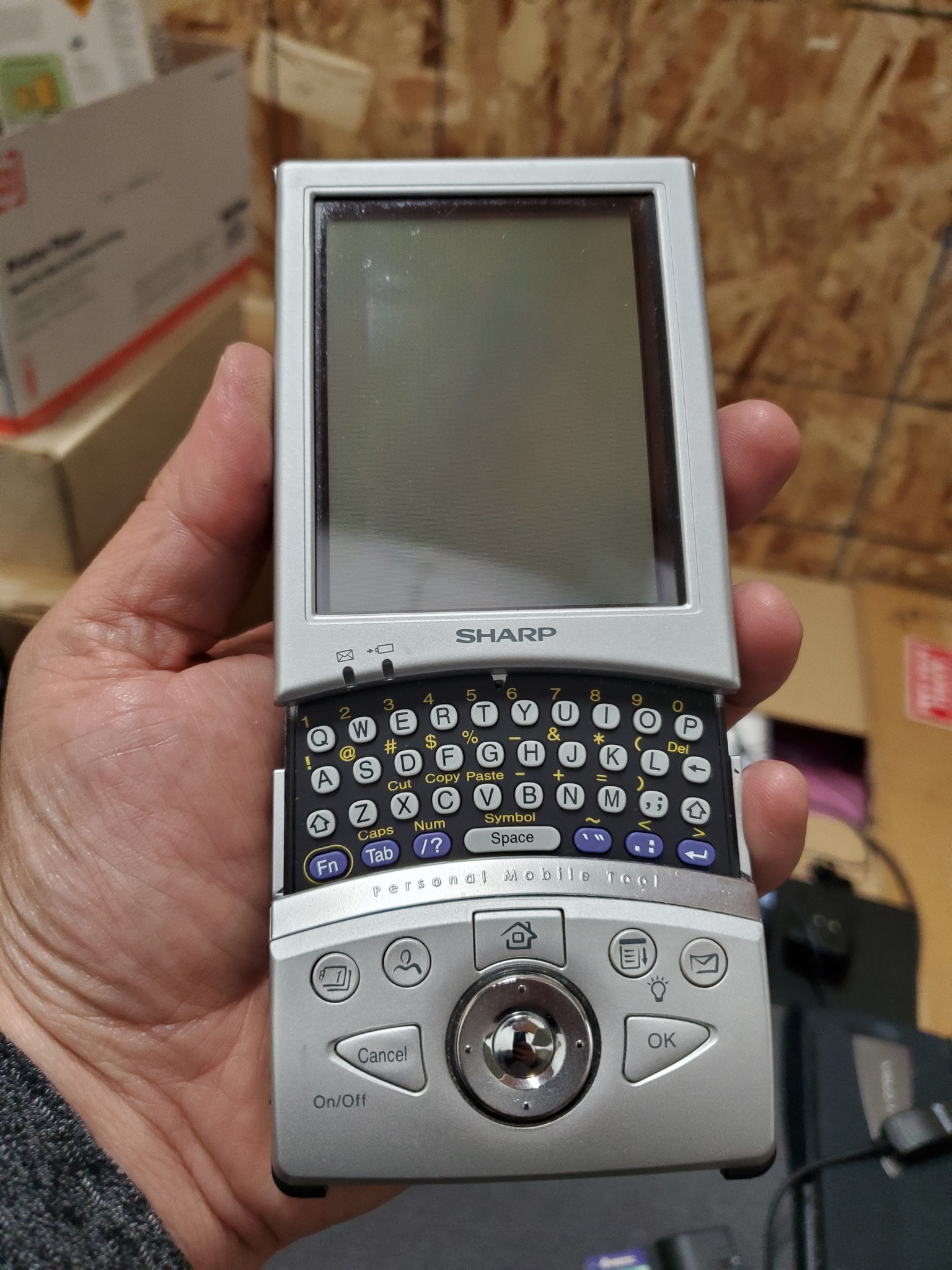 Retro linux pda sharp zaurus sl-c1000 review