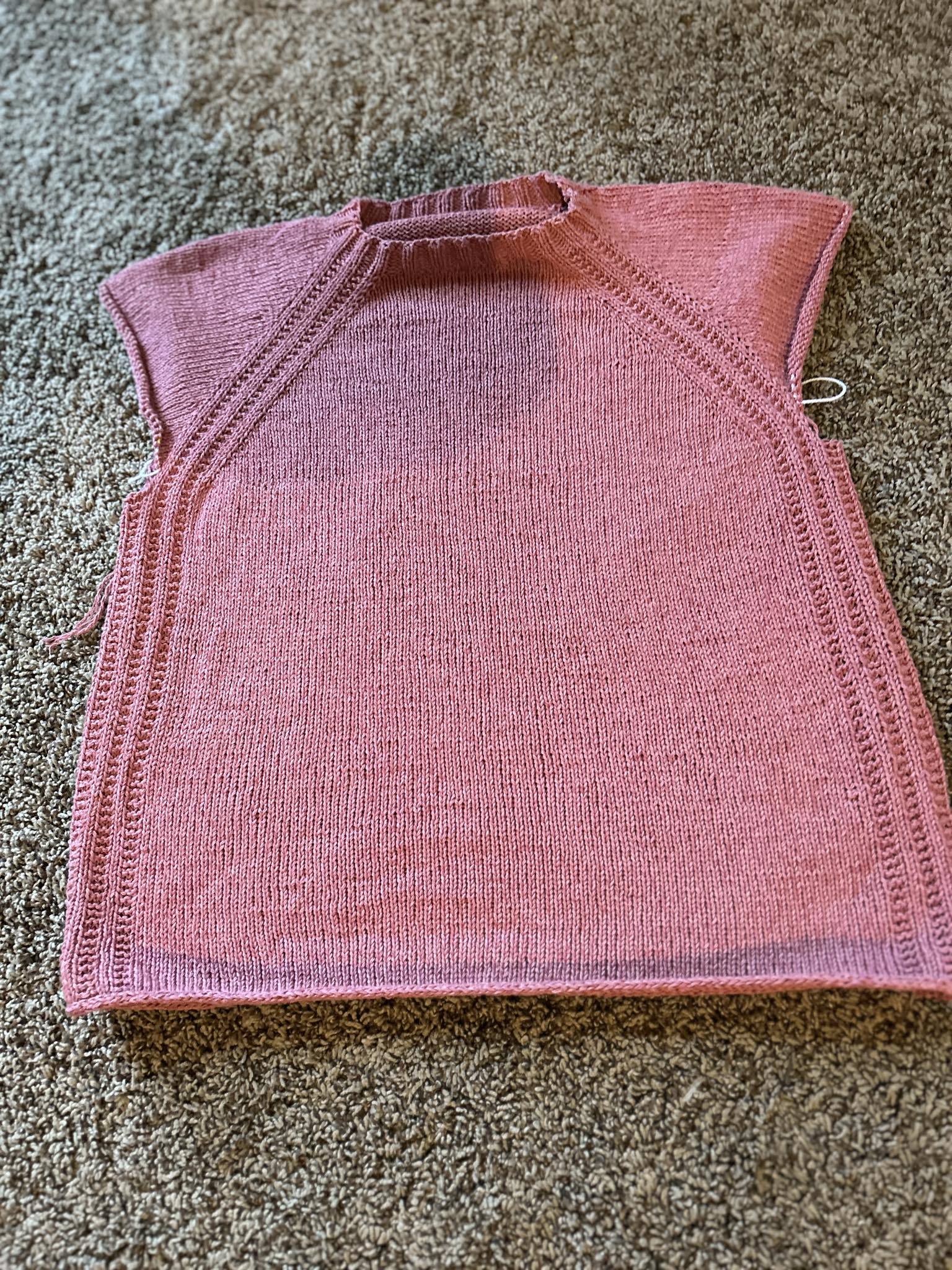 What to do when a knitted garment turns out too small despite 