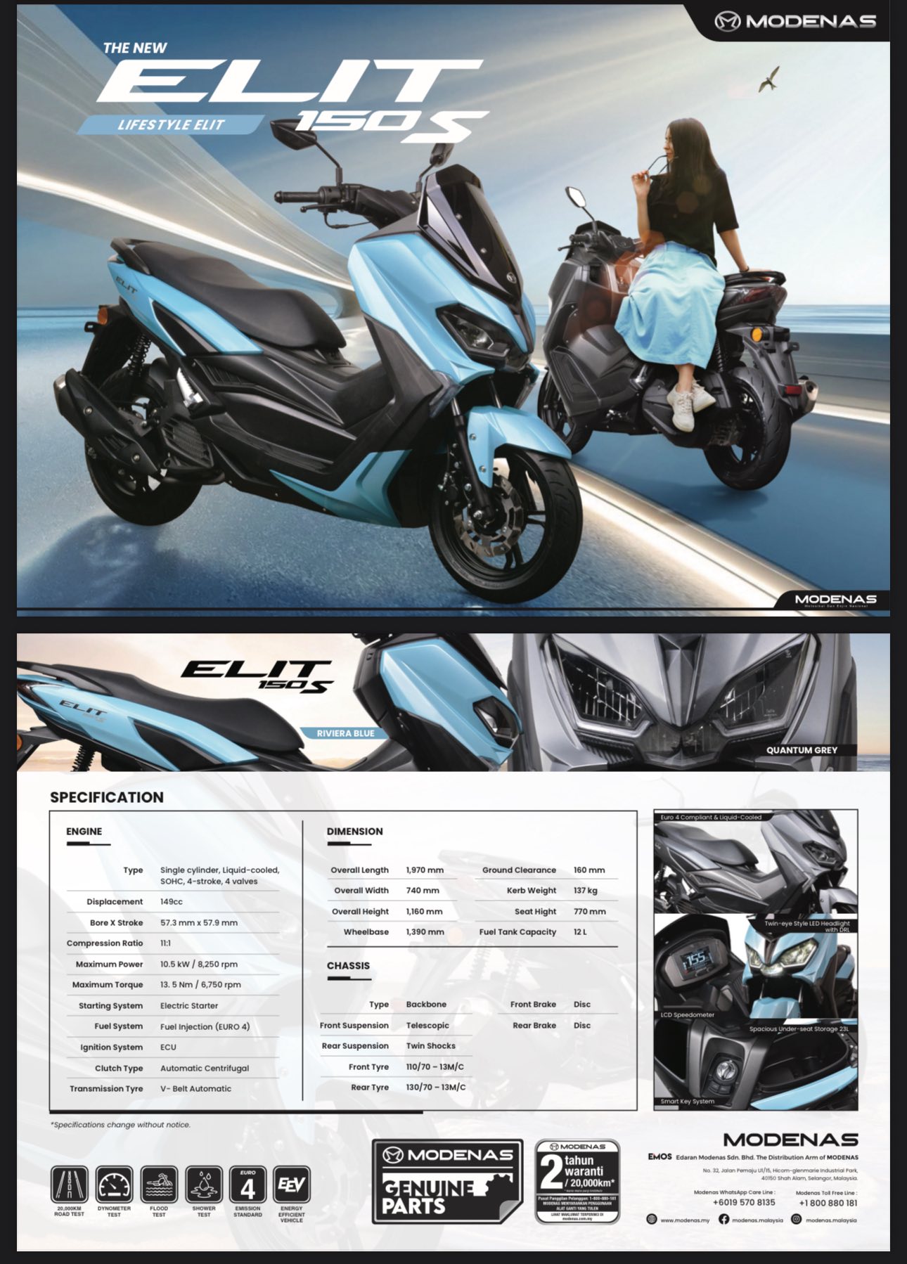 Eirwan Ahmad - 🚀 MODENAS LIFESTYLE ELIT 150S 🚀 Nak motor... | Facebook
