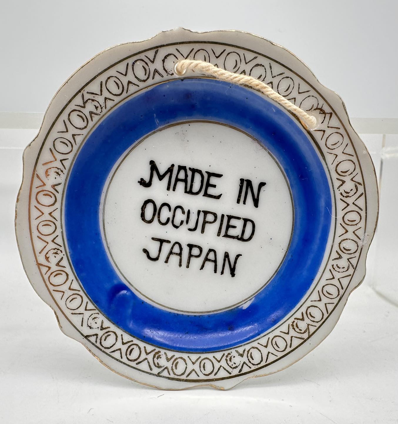 【MIOJ】鉄道模型（made in occupied Japan） Vintage Mioj figurine from Occupied Japan