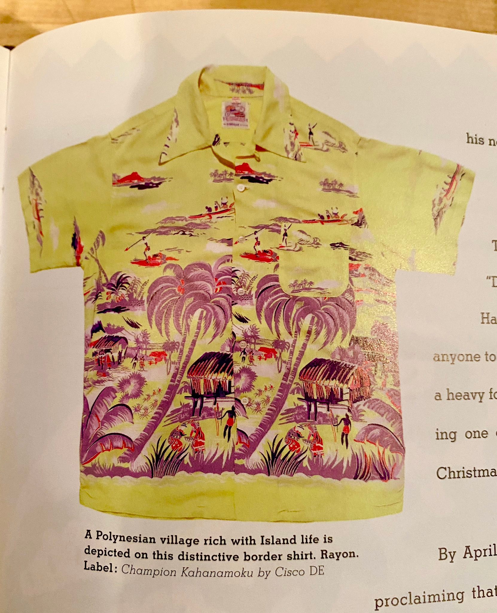 I received my vintage 40s/50s Bing Crosby Aloha shirt today