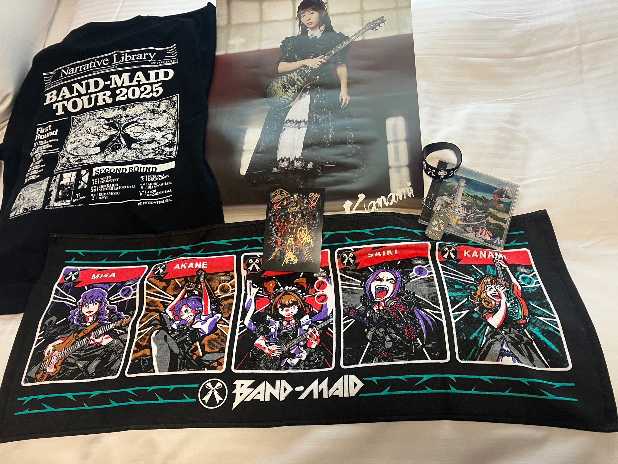 Band-maid fan wins signed postcard