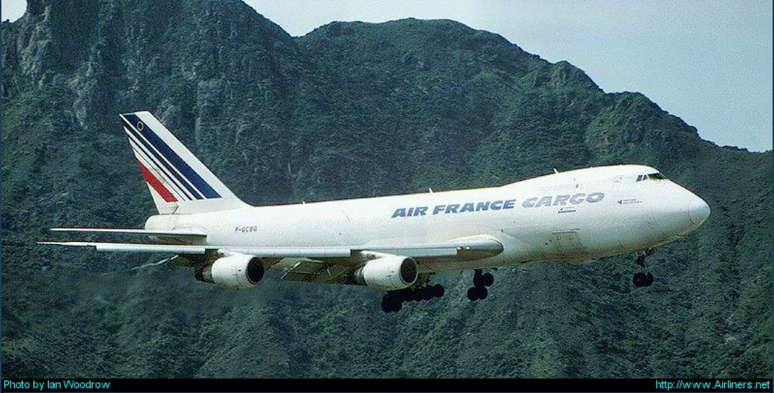 Air France Cargo's Boeing 747-400ERF fleet history