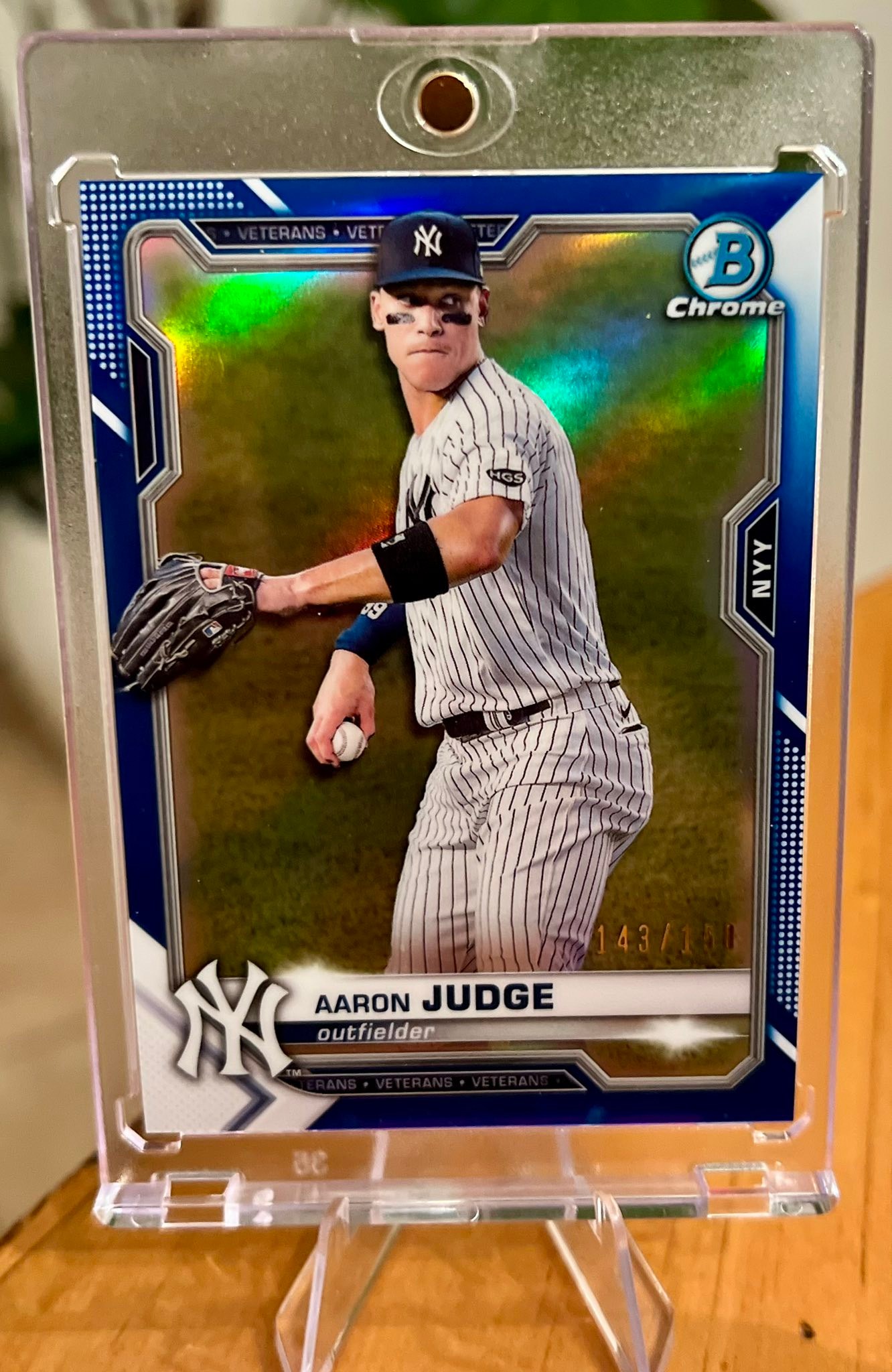 Aaron Judge baseball card auction