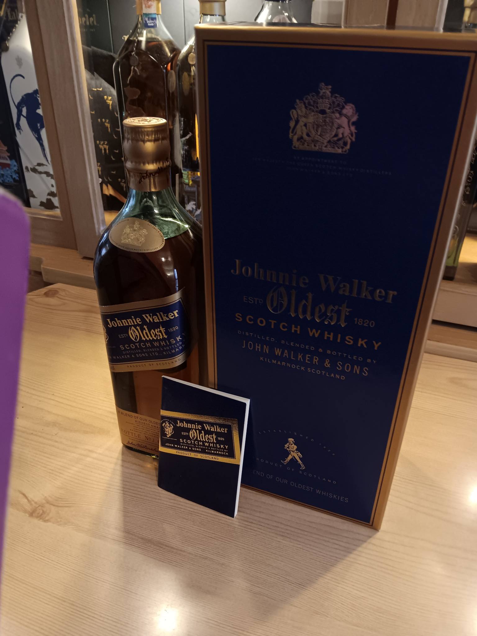 Johnnie Walker Oldest bottle found in mint condition