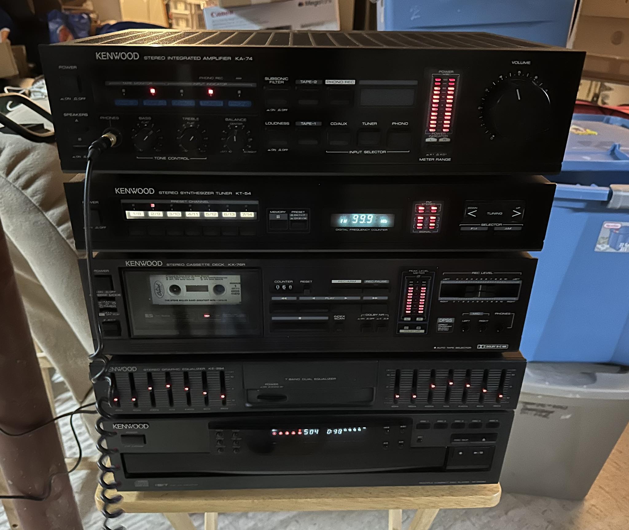 Kenwood kxc-7508 and kgc-7408 for sale