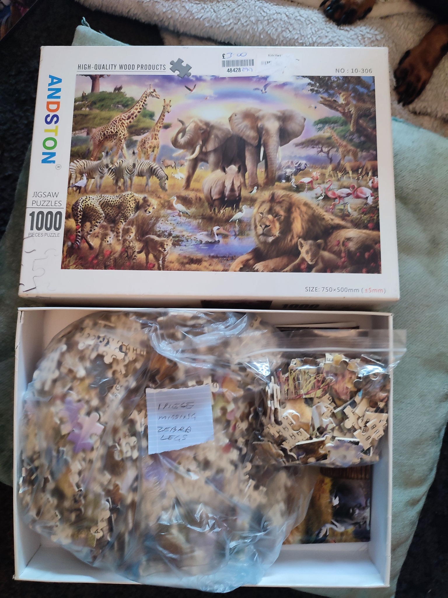 Damaged Box: THOMAS McKNIGHT 1000-piece Puzzle