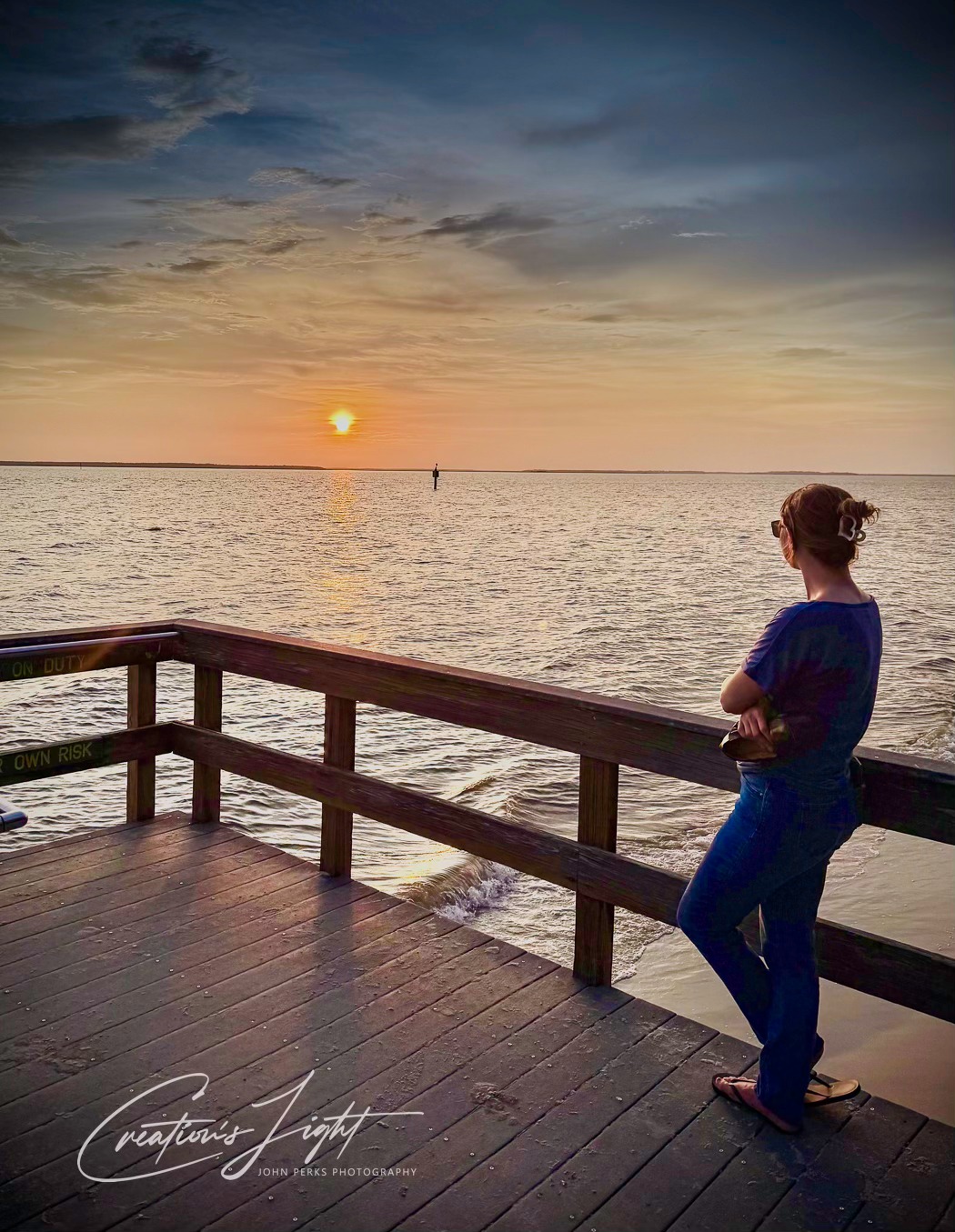 sunset at st. andrew's beach georgia