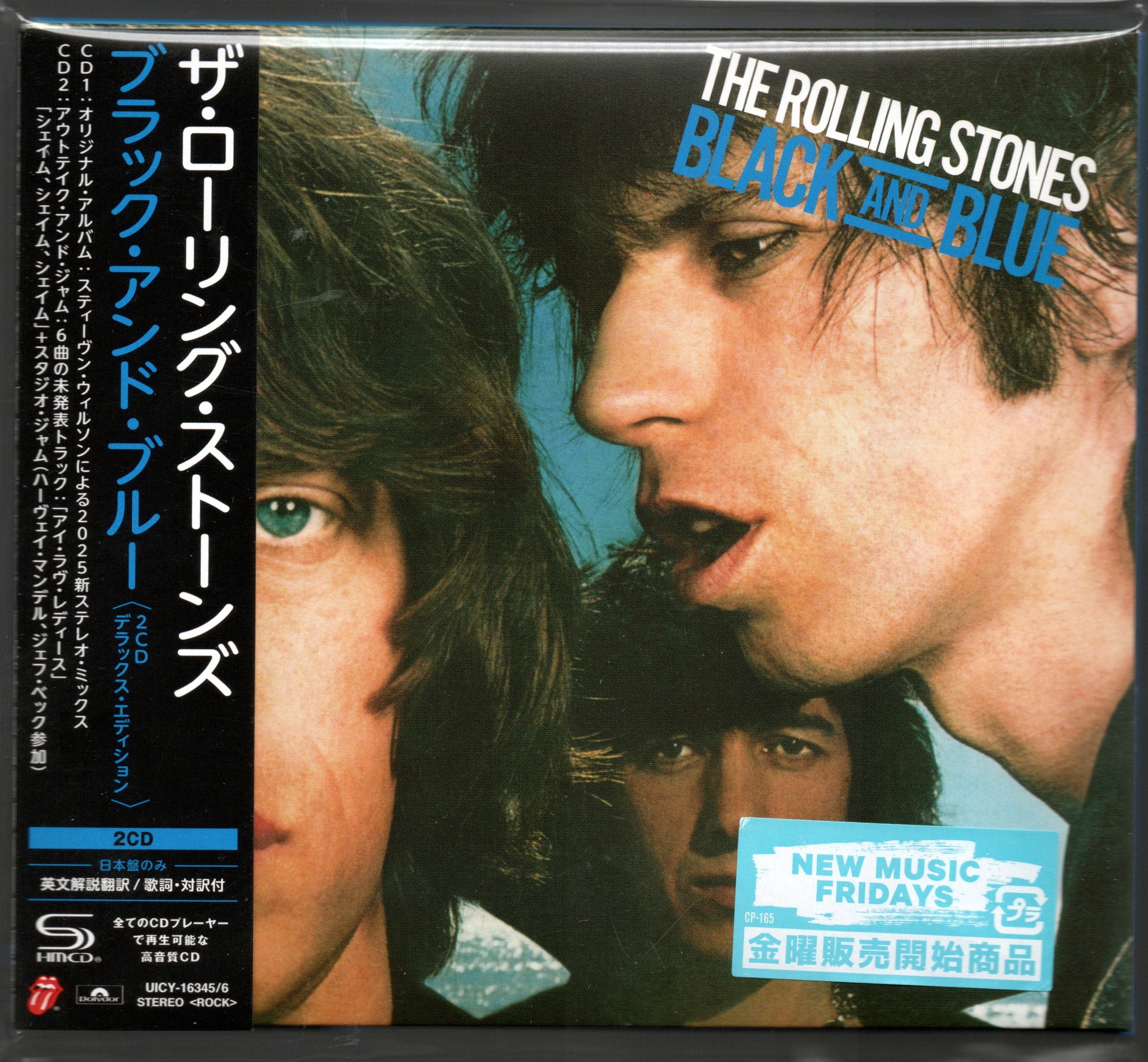 Rolling Stones Black And Blue 2SHM-CD Japan Only Label: Rolling 