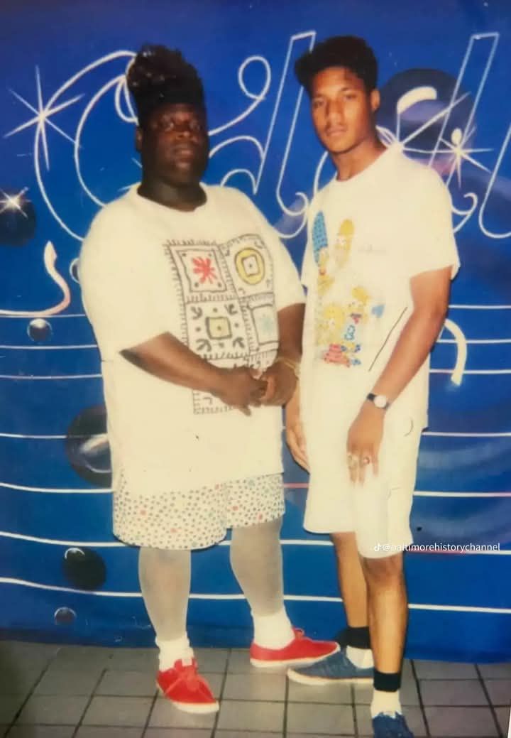 トップス 90's Original Blue michael ross Rick Ross with a friend 1990 Miami 🤔🤔🤔 #rickross #miami #friendship