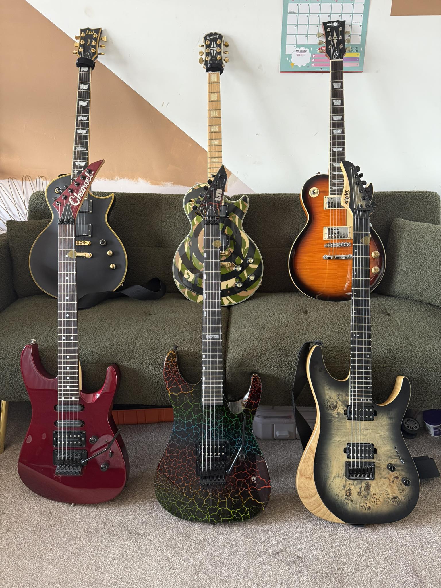 Early 90s ESP guitar with Floyd Rose ESP Stratocaster Type Froyd